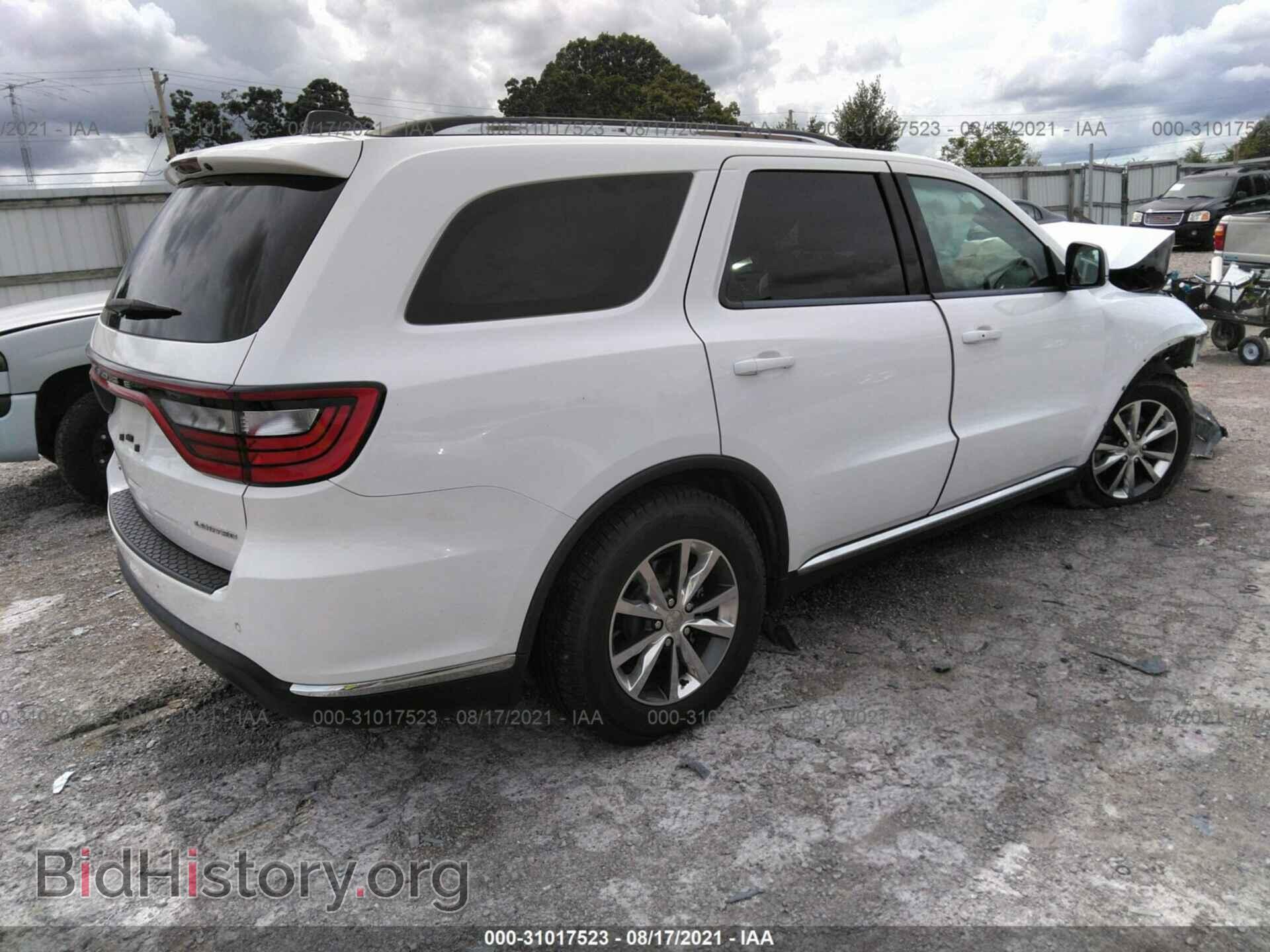 2016 DODGE DURANGO - VIN: 1C4RDHDG0GC352800 - Фото 4
