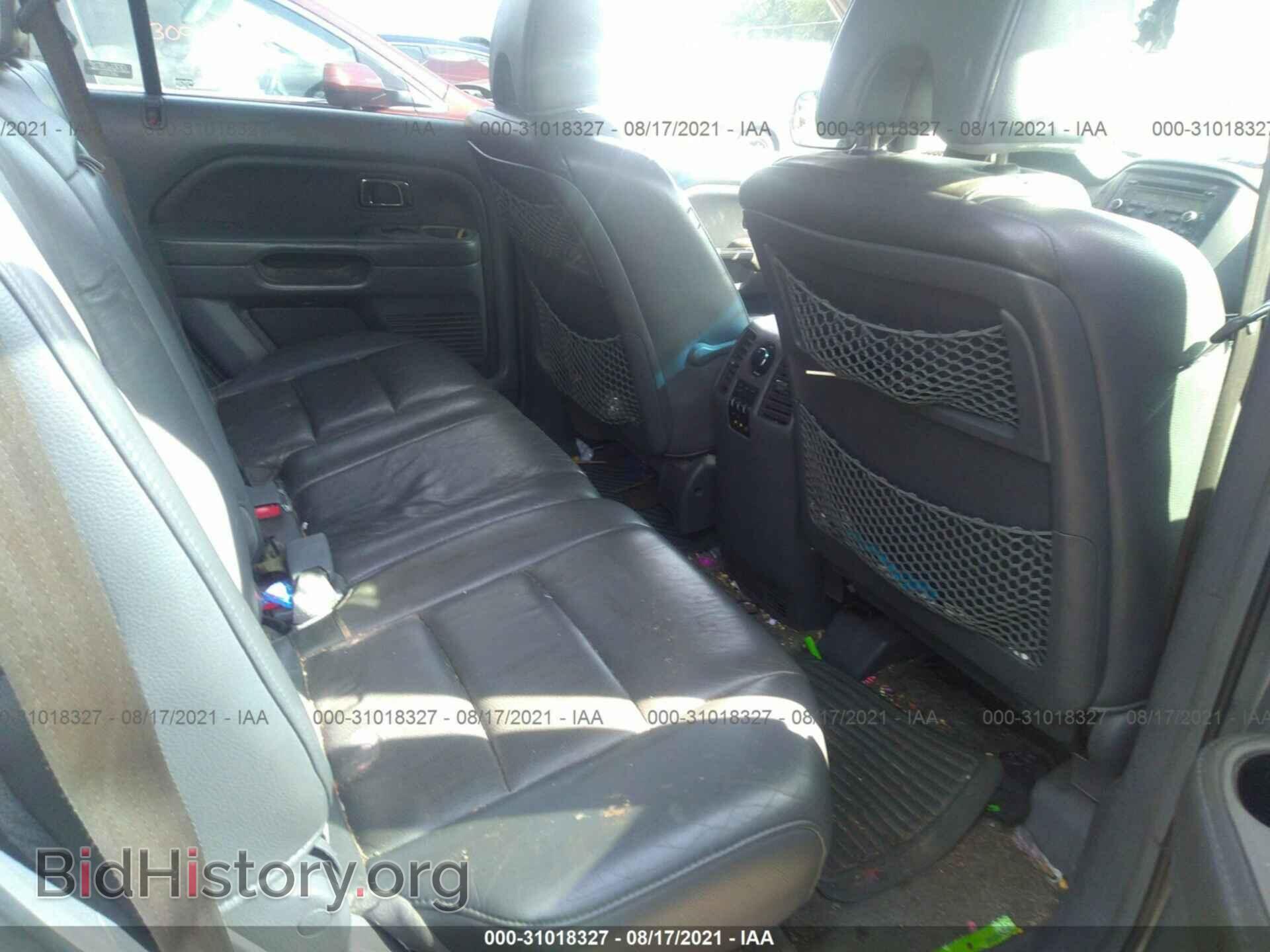 2006 HONDA PILOT - VIN: 2HKYF18656H556882 - Фото 8