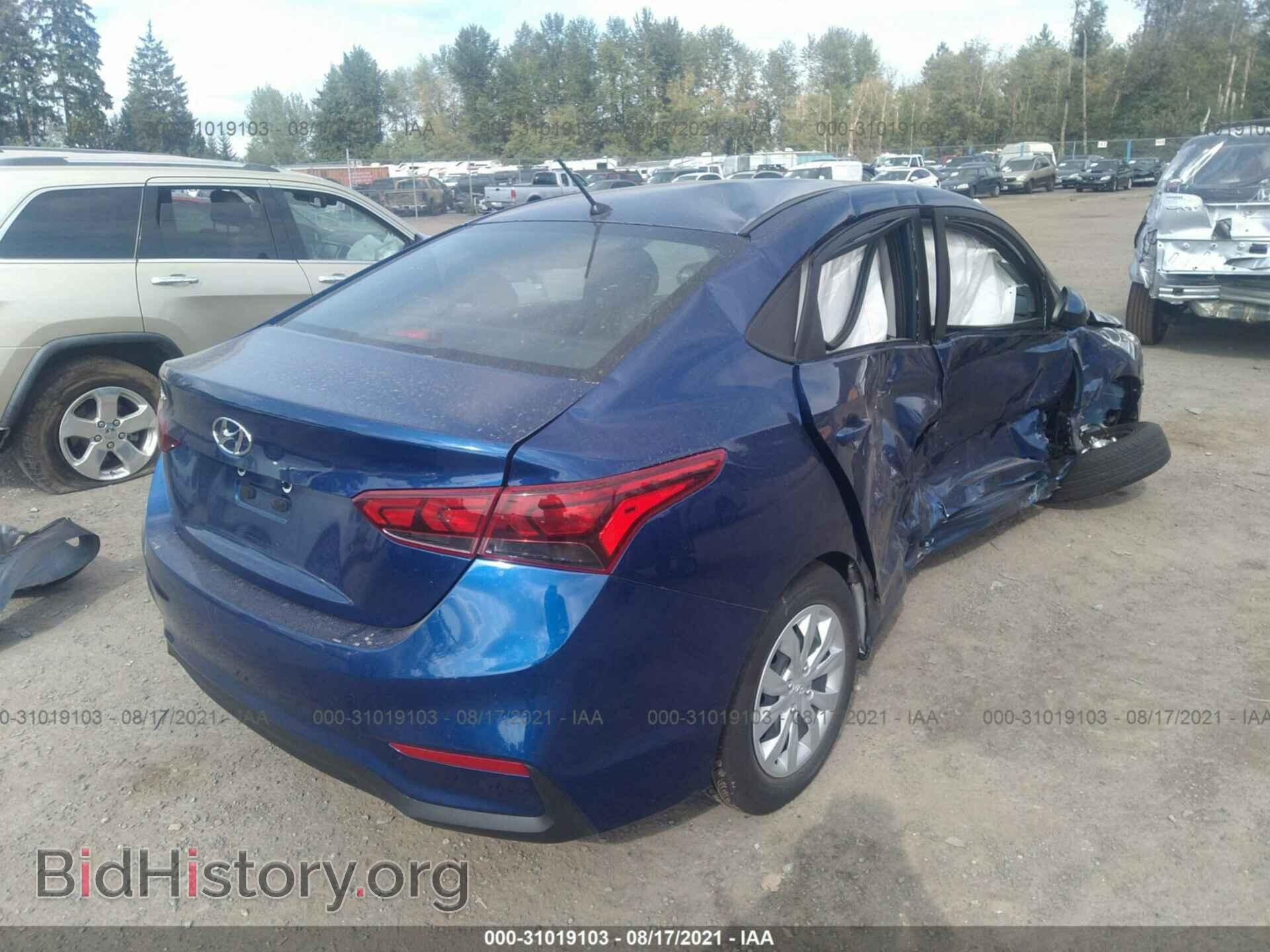 2021 HYUNDAI ACCENT - VIN: 3KPC24A68ME149142 - Фото 4