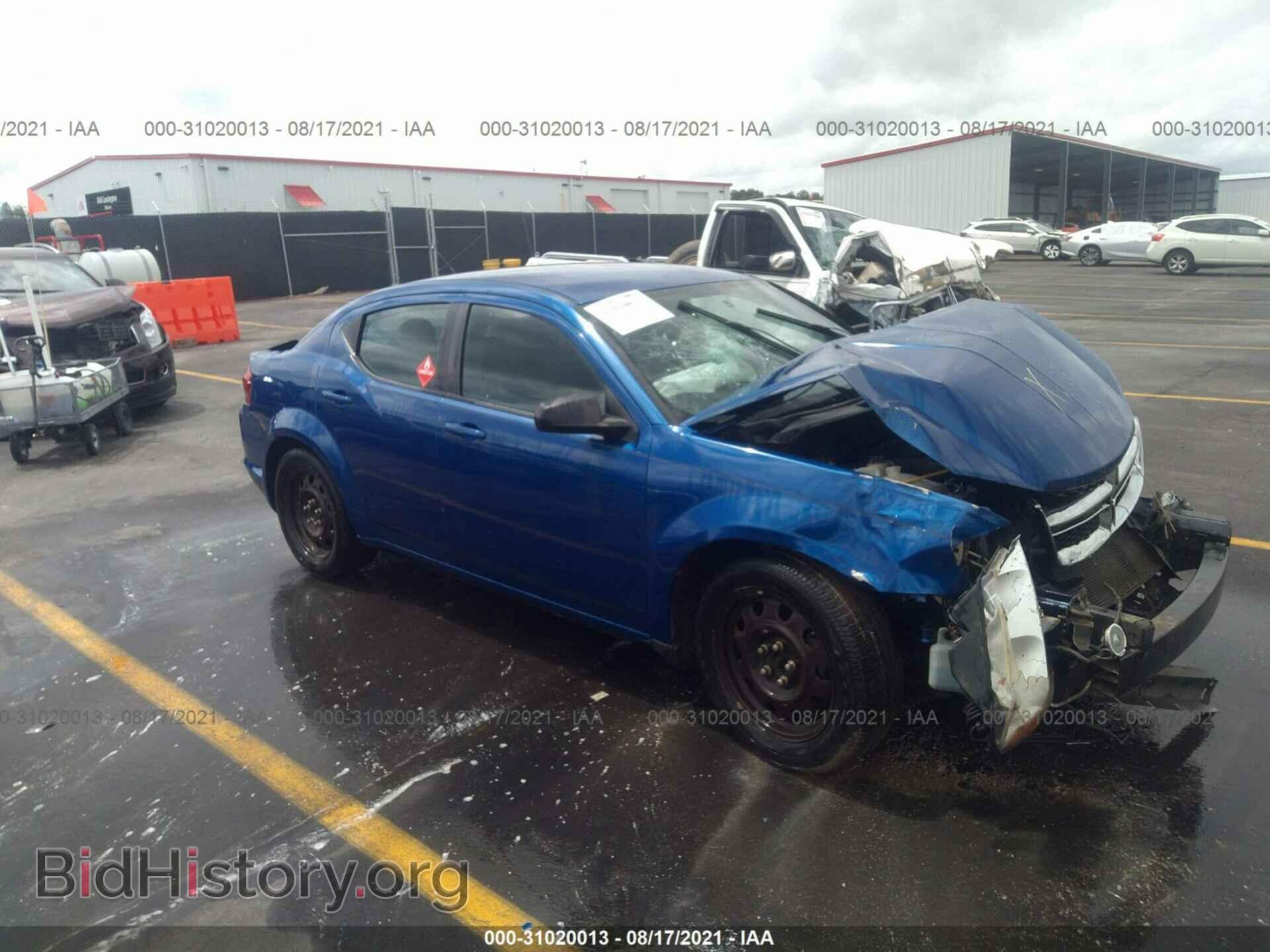 Photo 1C3CDZAB1CN211564 - DODGE AVENGER 2012