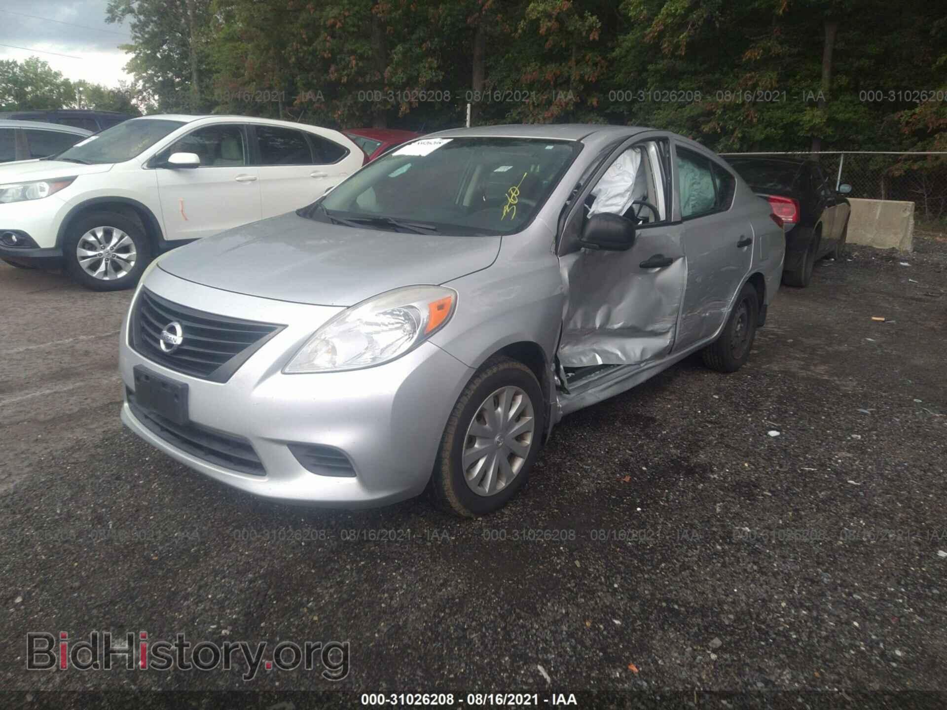 2012 NISSAN VERSA - VIN: 3N1CN7AP1CL920491 - Фото 2