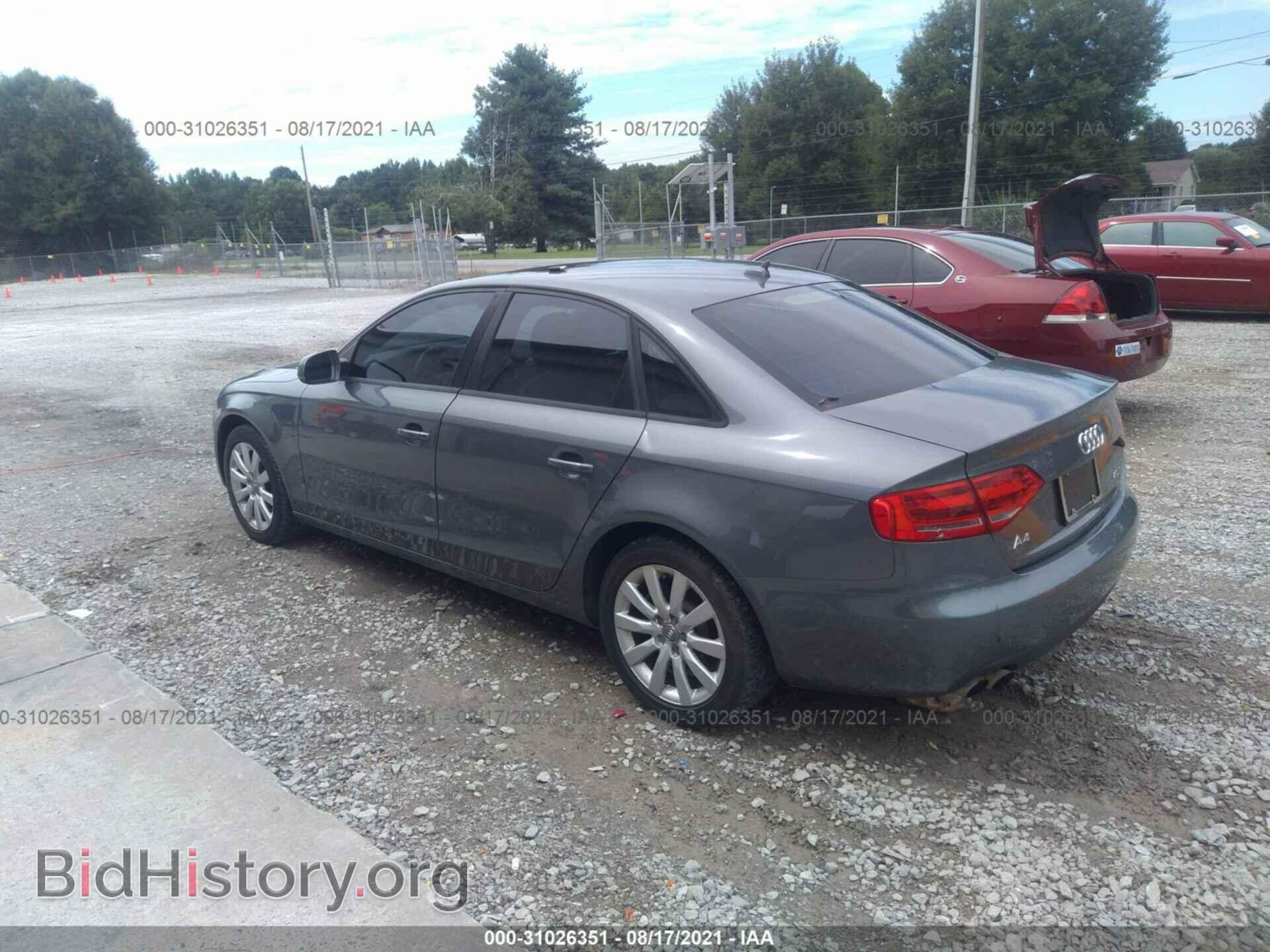 2012 AUDI A4 - VIN: WAUAFAFL6CN020624 - Фото 3
