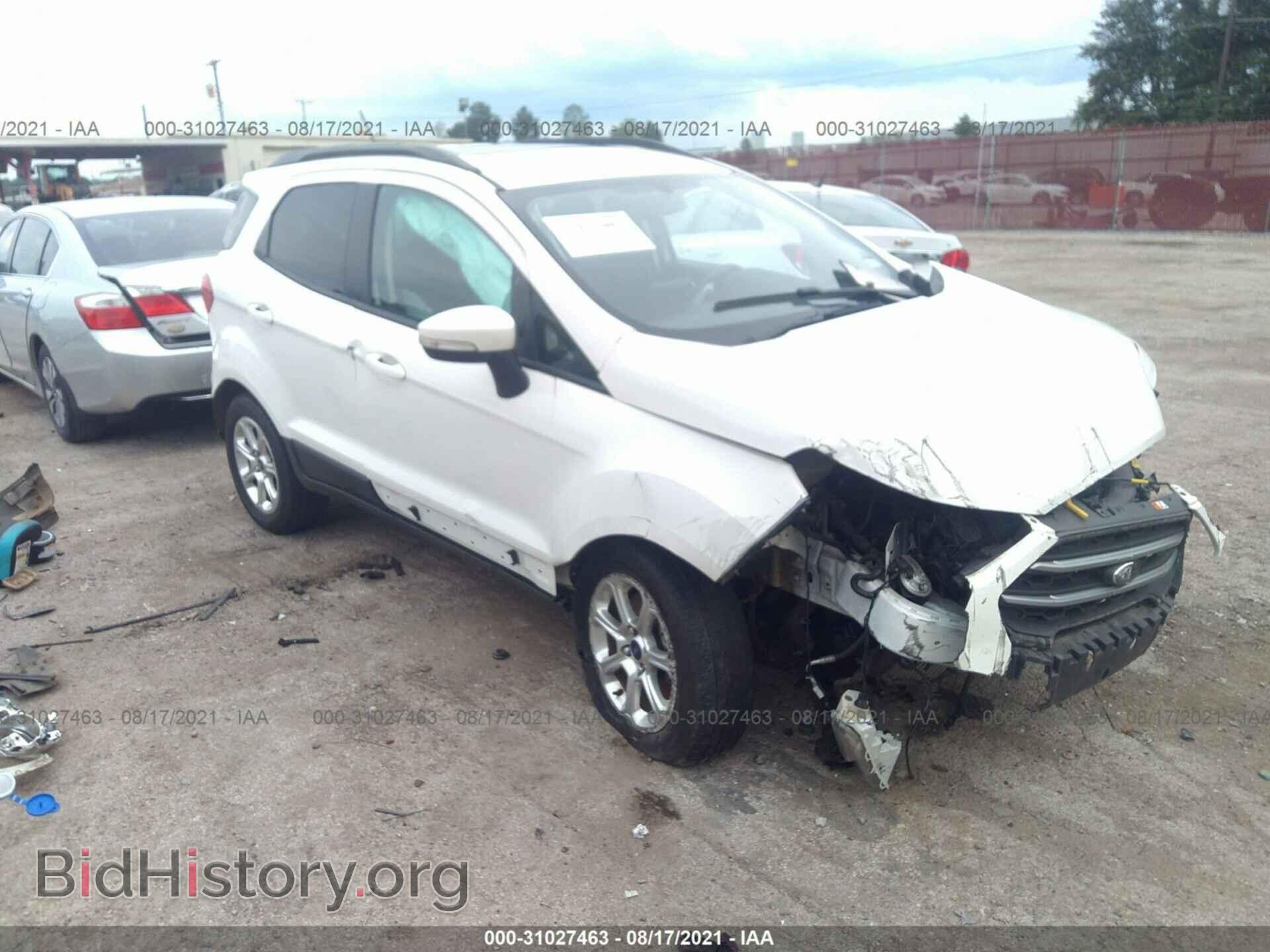 Photo MAJ3S2GE3KC274417 - FORD ECOSPORT 2019