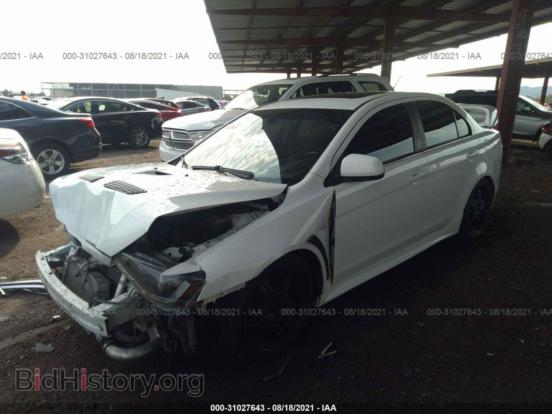 2013 MITSUBISHI LANCER - VIN: JA32V6FV0DU007284 - Фото 2