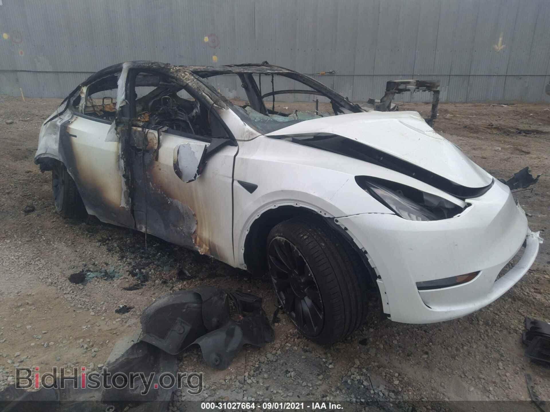 Photo 5YJYGDEF8LF003494 - TESLA MODEL Y 2020
