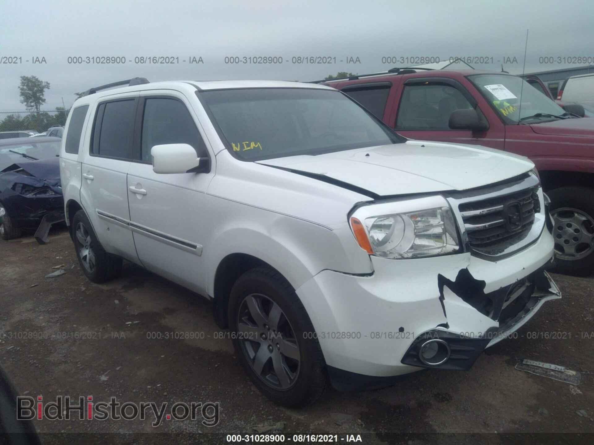 Фотография 5FNYF4H91CB055395 - HONDA PILOT 2012