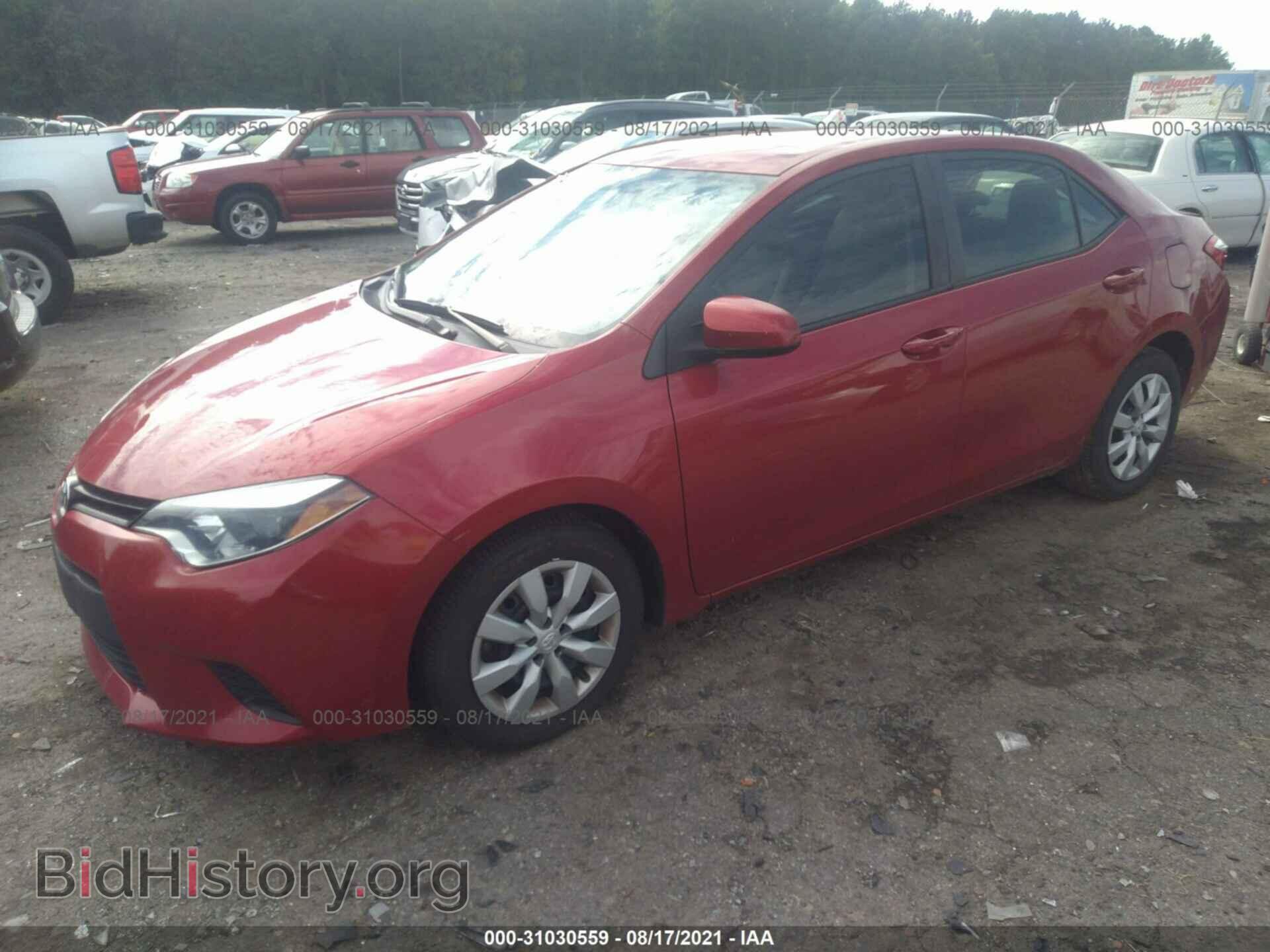 2014 TOYOTA COROLLA - VIN: 2T1BURHE9EC088741 - Фото 2