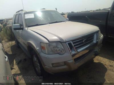 2008 Ford EXPLORER Eddie Bauer, white — VIN 1FMEU74E78UB29085, IAAI