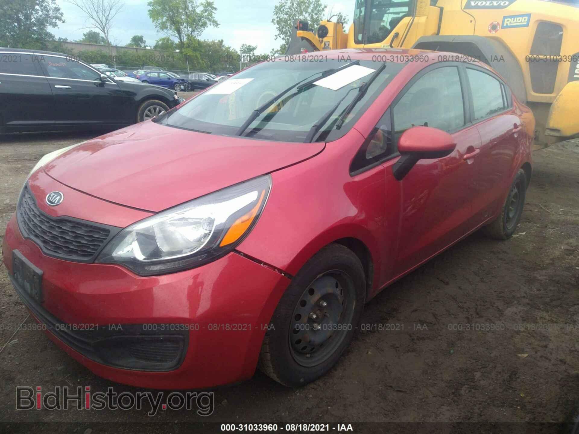 2012 KIA RIO - VIN: KNADM4A38C6056515 - Фото 2