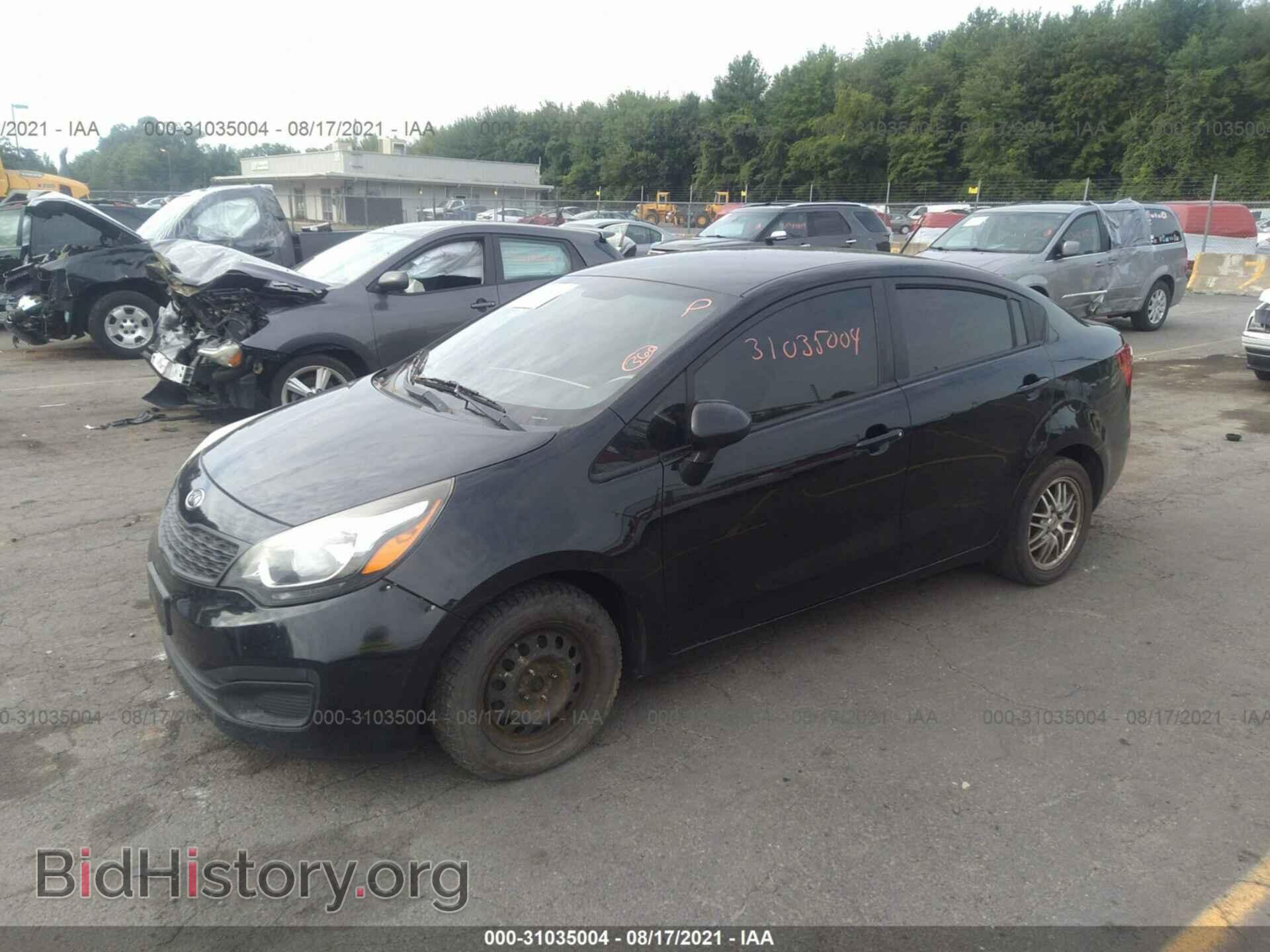 2012 KIA RIO - VIN: KNADM4A35C6071683 - Фото 2
