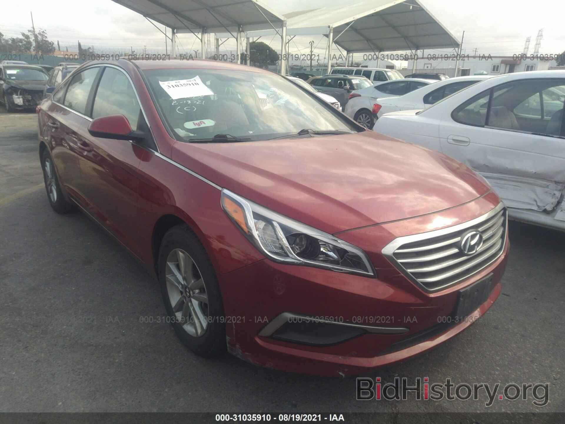 Photo 5NPE24AFXGH331000 - HYUNDAI SONATA 2016