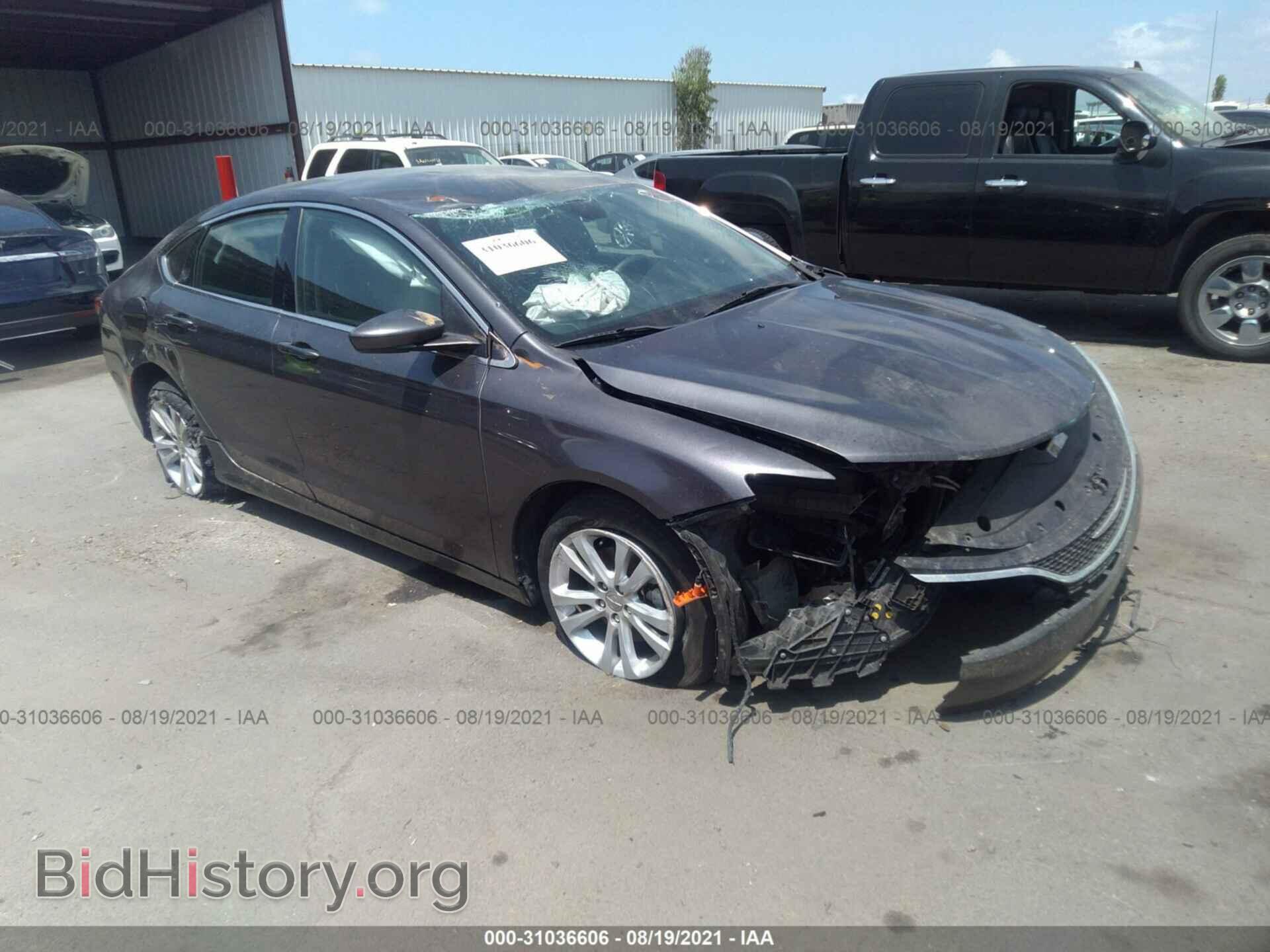 Фотография 1C3CCCAB3GN163748 - CHRYSLER 200 2016