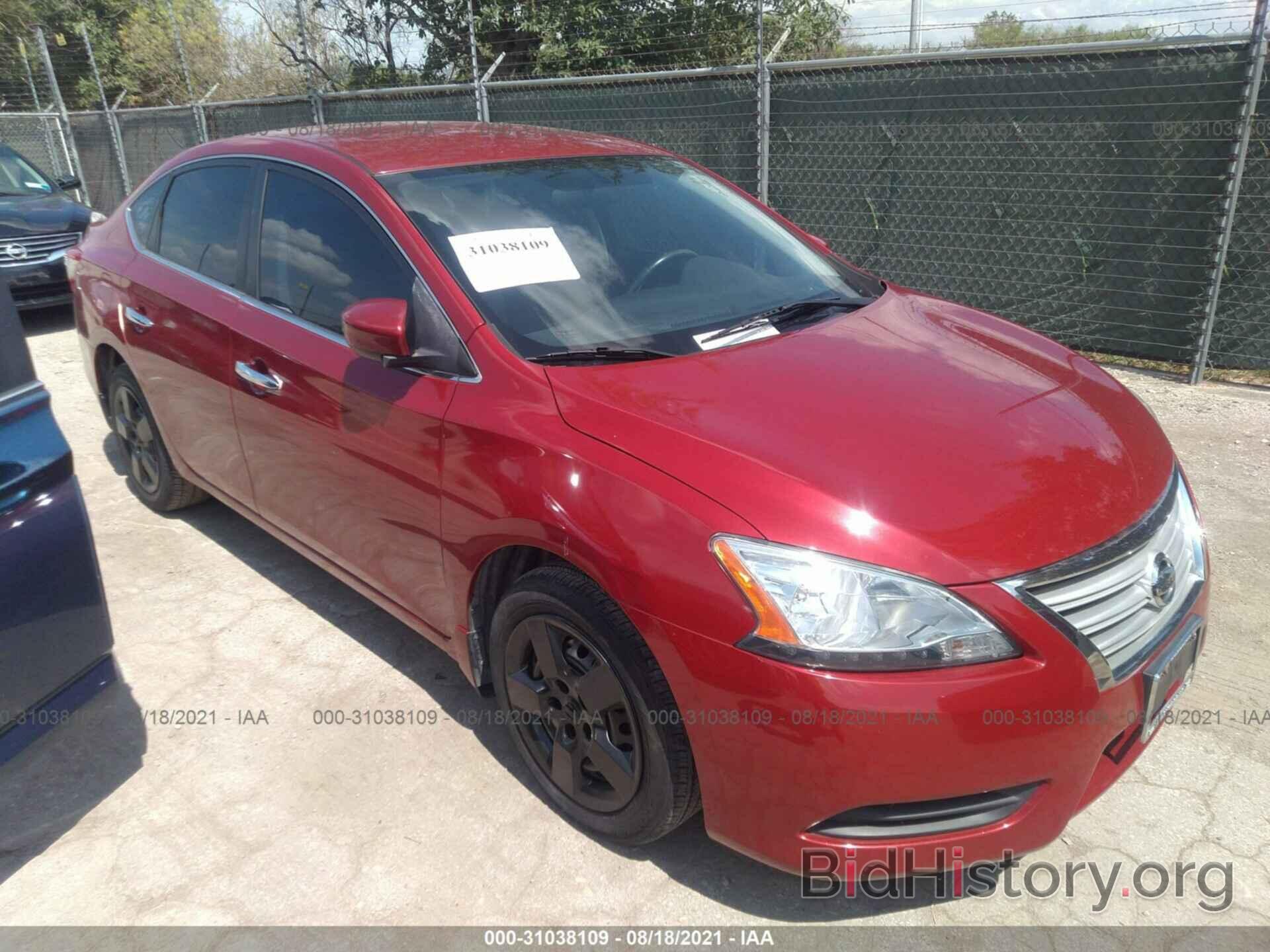 Photo 3N1AB7AP3DL705132 - NISSAN SENTRA 2013