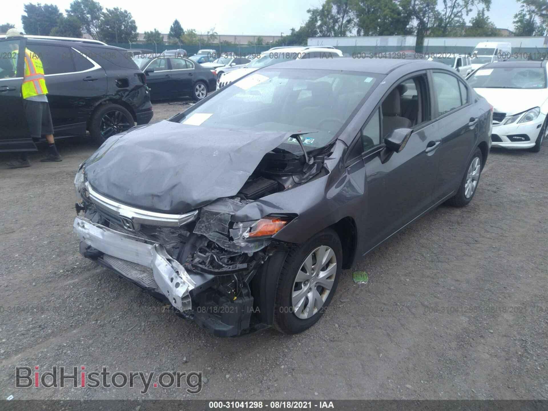 2012 HONDA CIVIC SDN - VIN: 19XFB2F50CE387437 - Фото 2