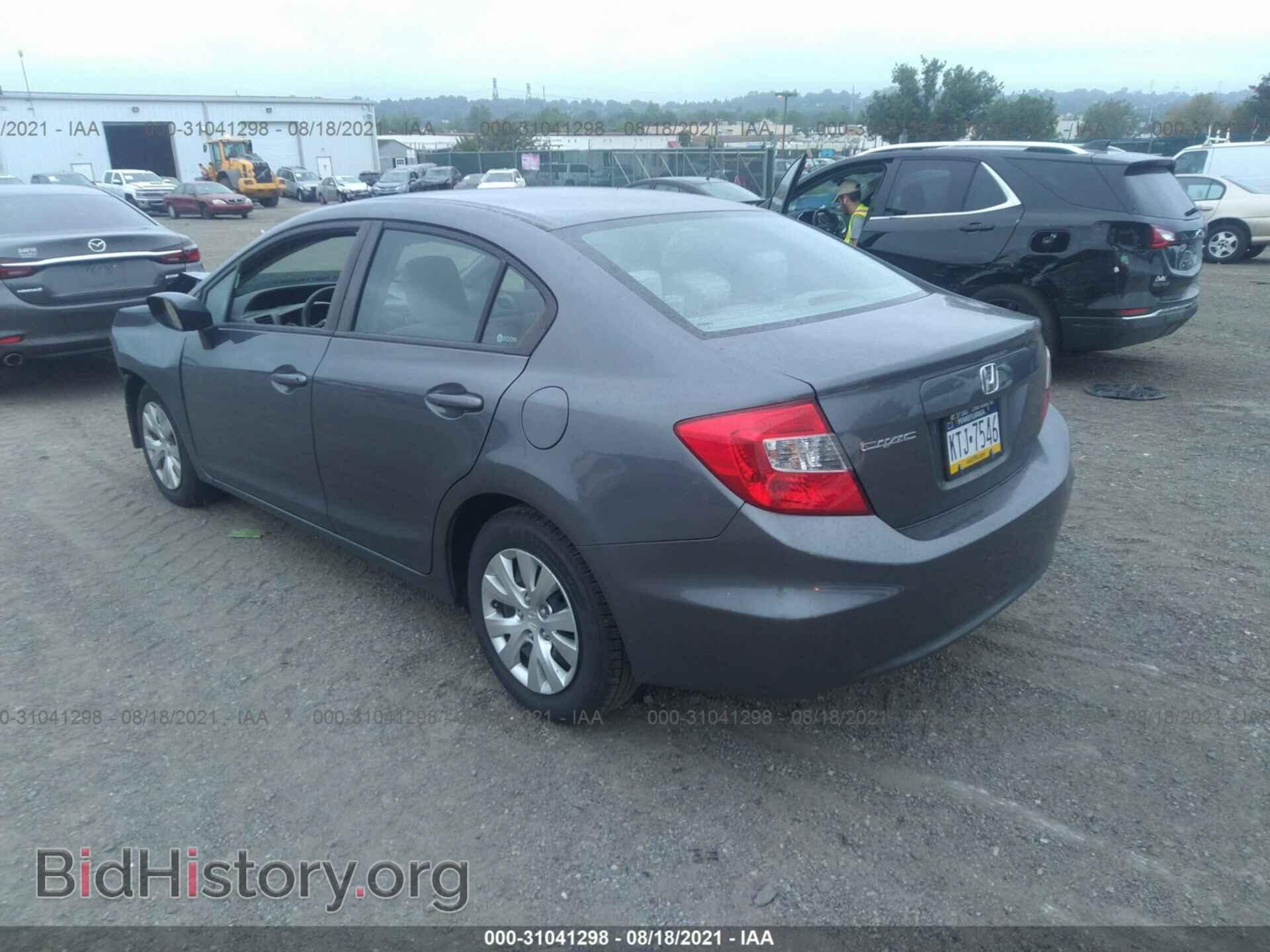2012 HONDA CIVIC SDN - VIN: 19XFB2F50CE387437 - Фото 3