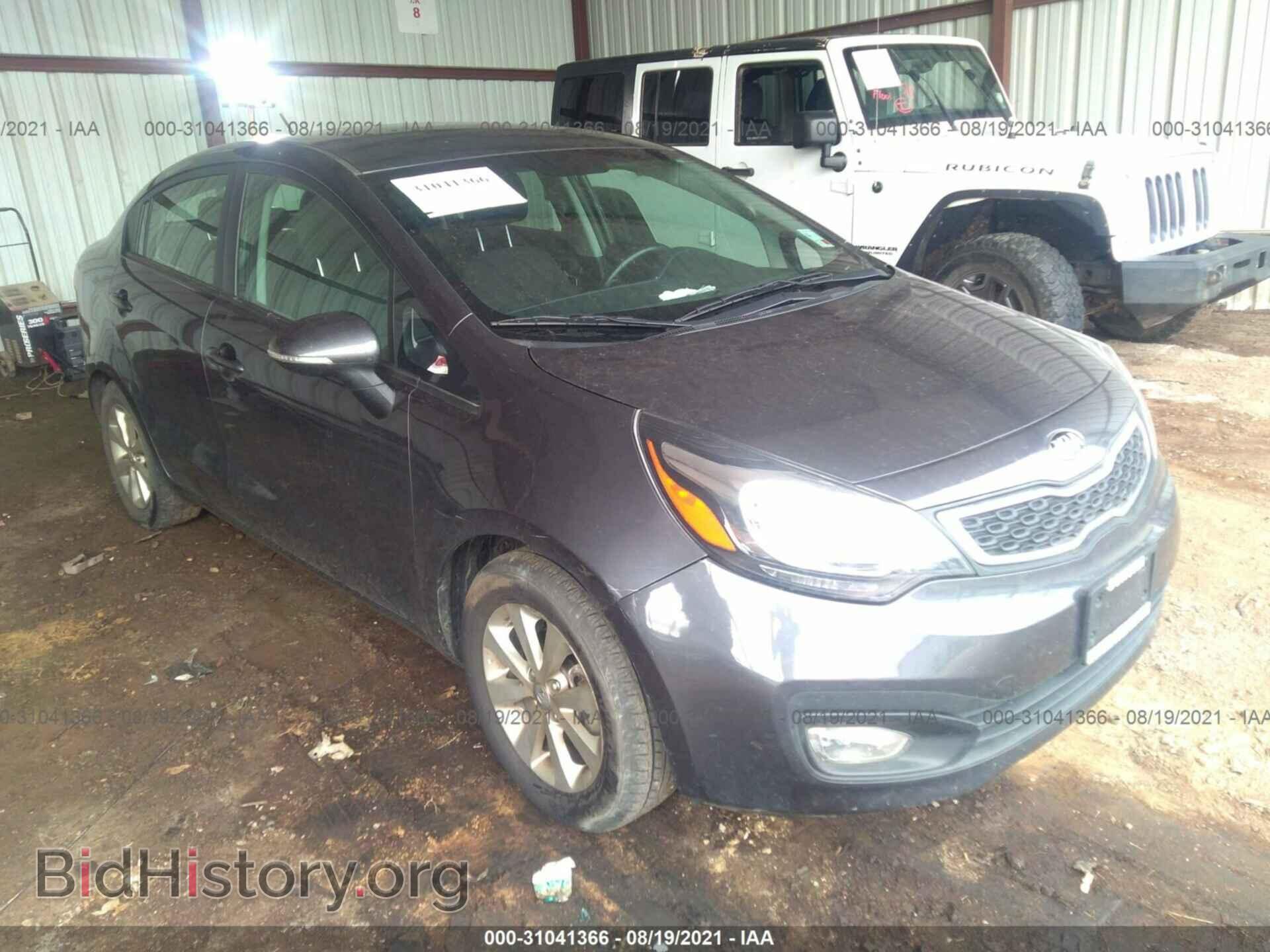 Photo KNADN4A34D6310543 - KIA RIO 2013