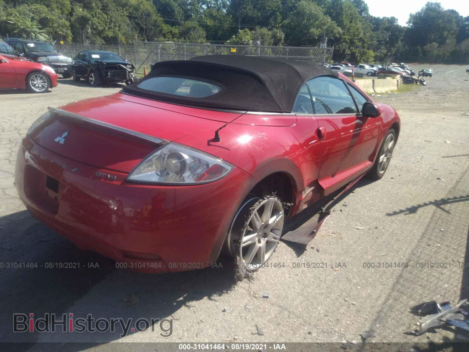 2007 MITSUBISHI ECLIPSE - VIN: 4A3AL35T87E008924 - Фото 4