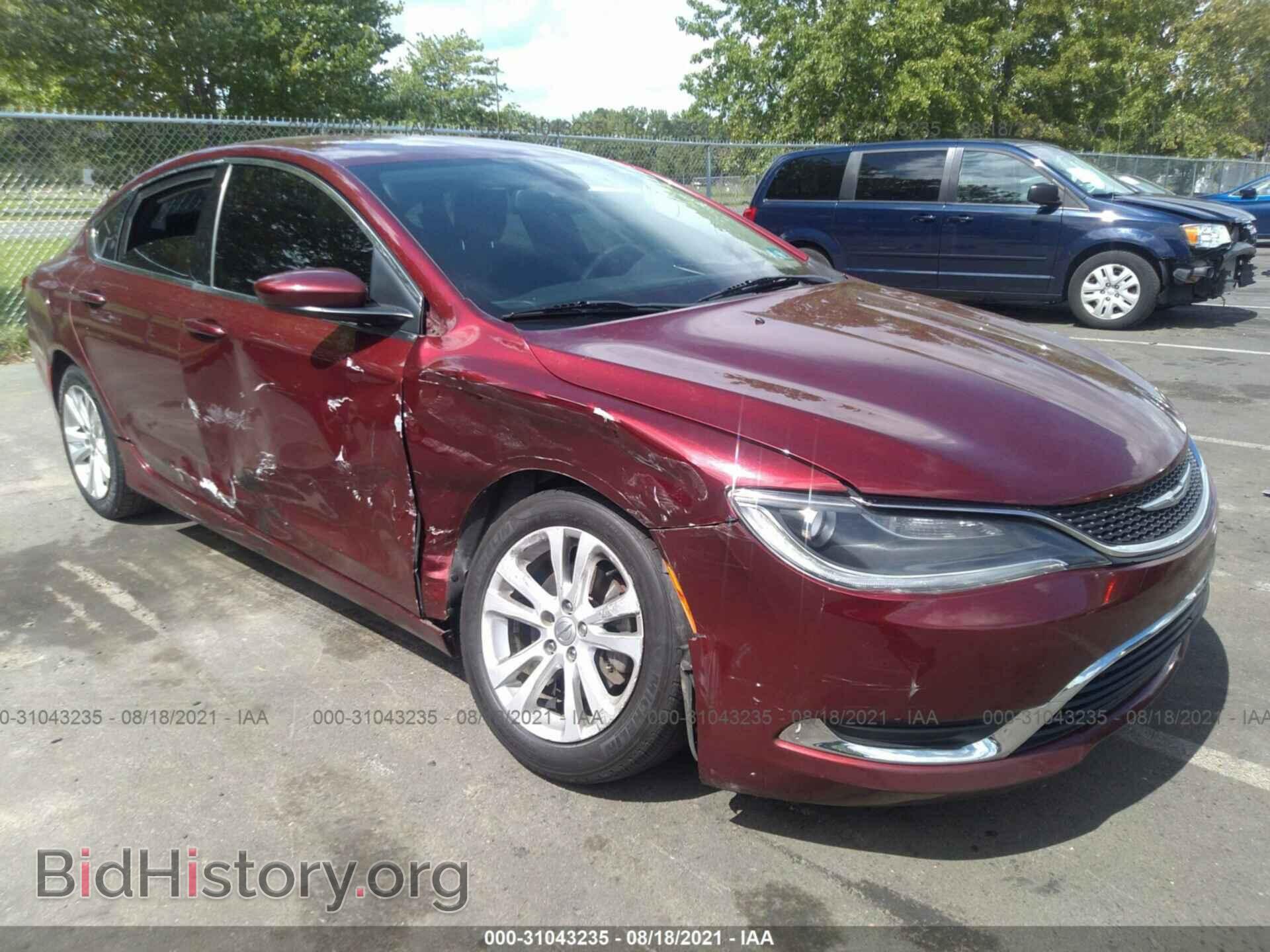 Фотография 1C3CCCAB3FN726067 - CHRYSLER 200 2015