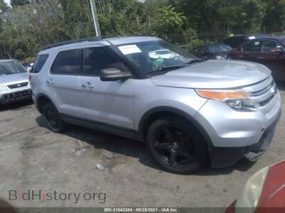 2012 Ford EXPLORER Base, silver — VIN 1FMHK7B85CGA31227, IAAI
