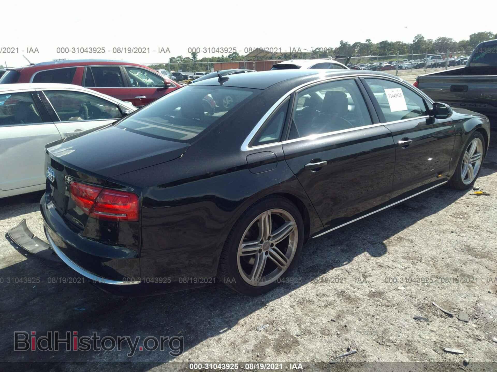 2013 AUDI A8 L - VIN: WAURGAFD1DN000680 - Фото 4