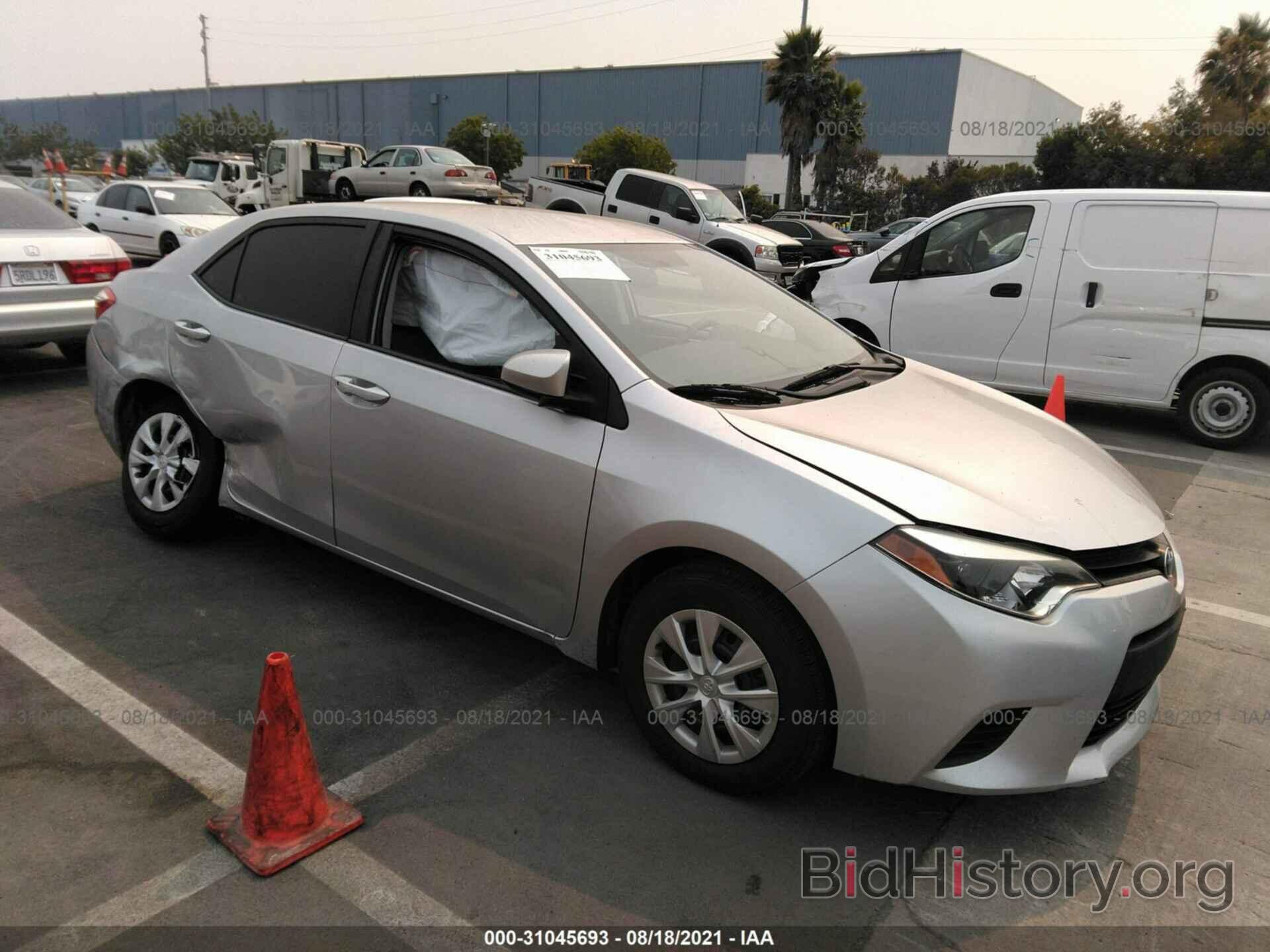 Photo 5YFBURHE8FP235679 - TOYOTA COROLLA 2015