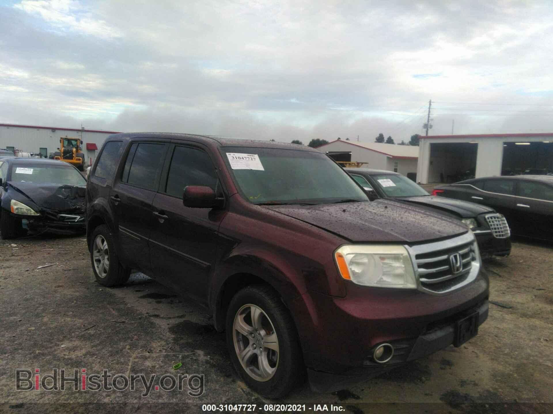 Photo 5FNYF3H62DB021239 - HONDA PILOT 2013