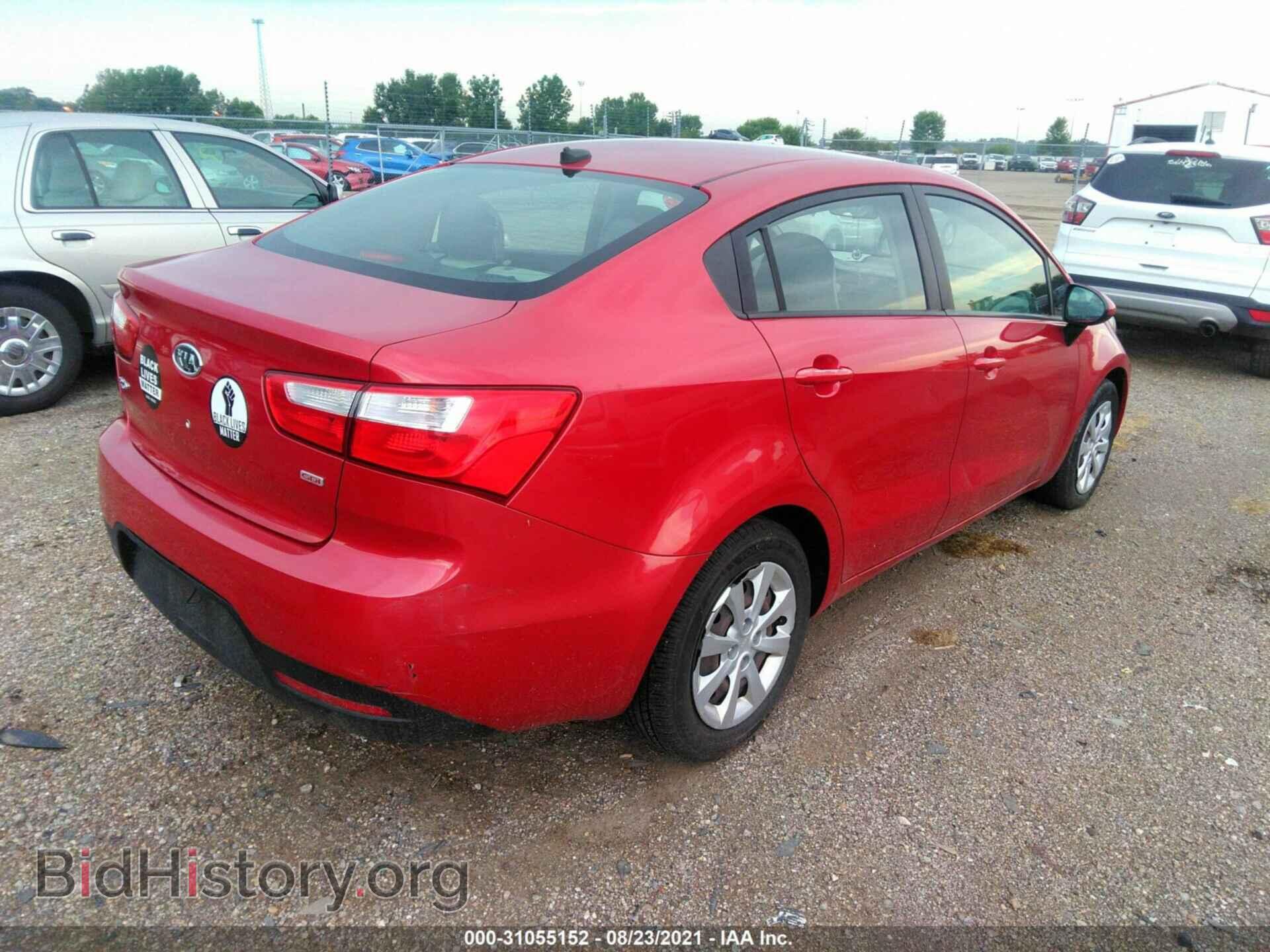 2012 KIA RIO - VIN: KNADM4A3XC6087507 - Фото 4