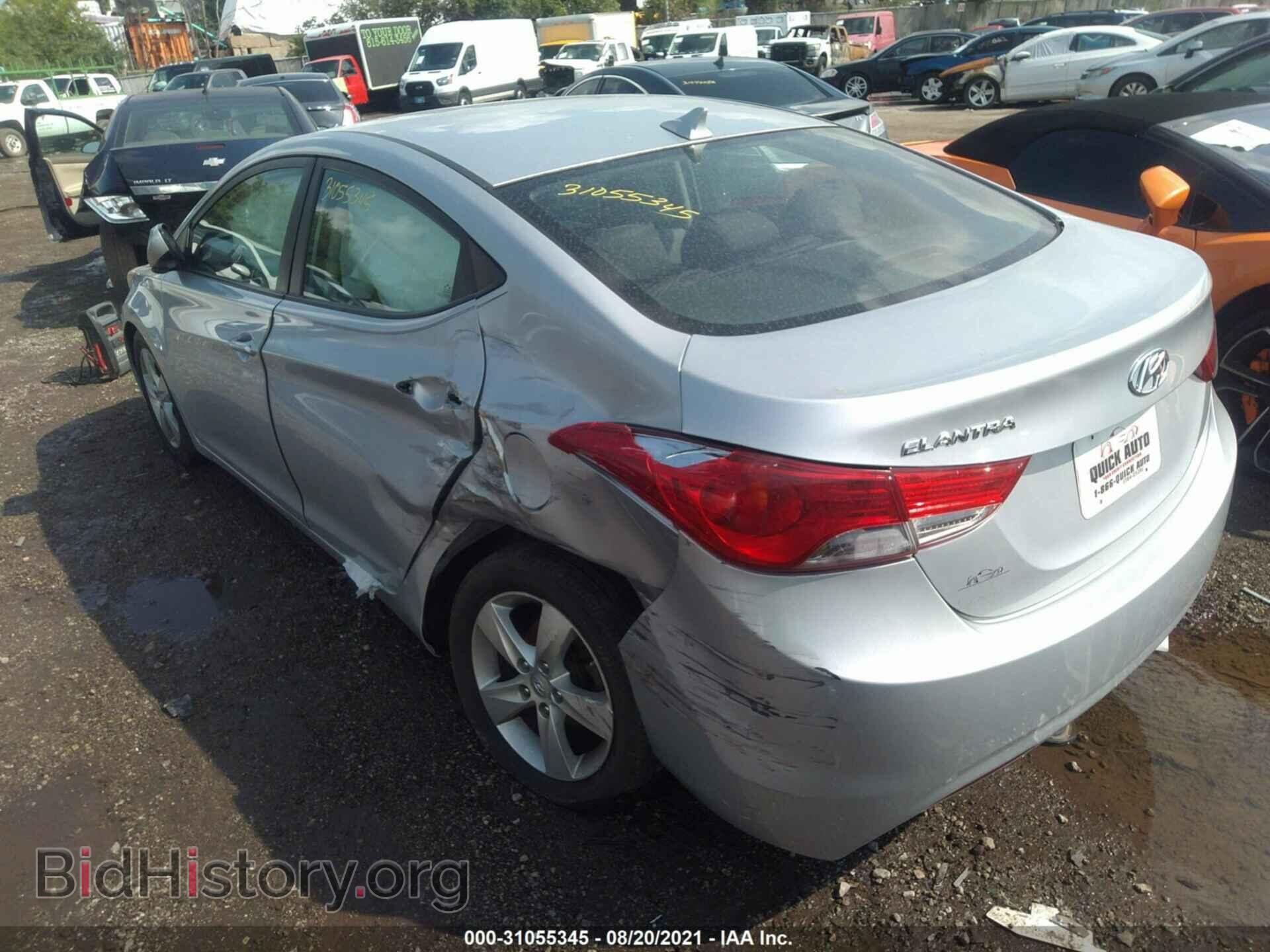 2012 HYUNDAI ELANTRA - VIN: 5NPDH4AE4CH116305 - Фото 3