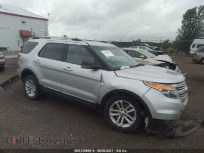 2013 Ford EXPLORER XLT, silver — VIN 1FM5K8D80DGB58359, IAAI