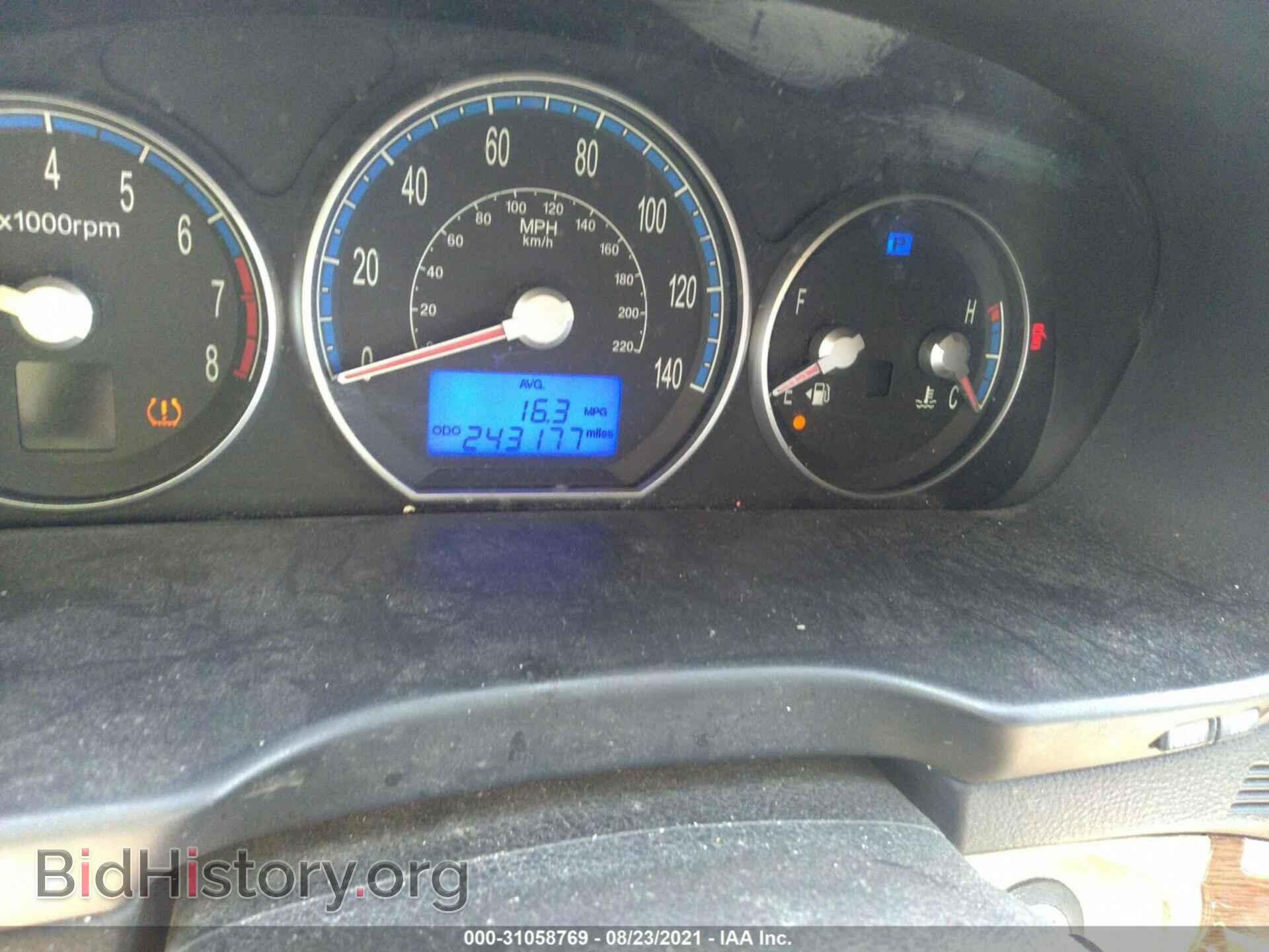 2007 HYUNDAI SANTA FE - VIN: 5NMSG73D17H083458 - Фото 7