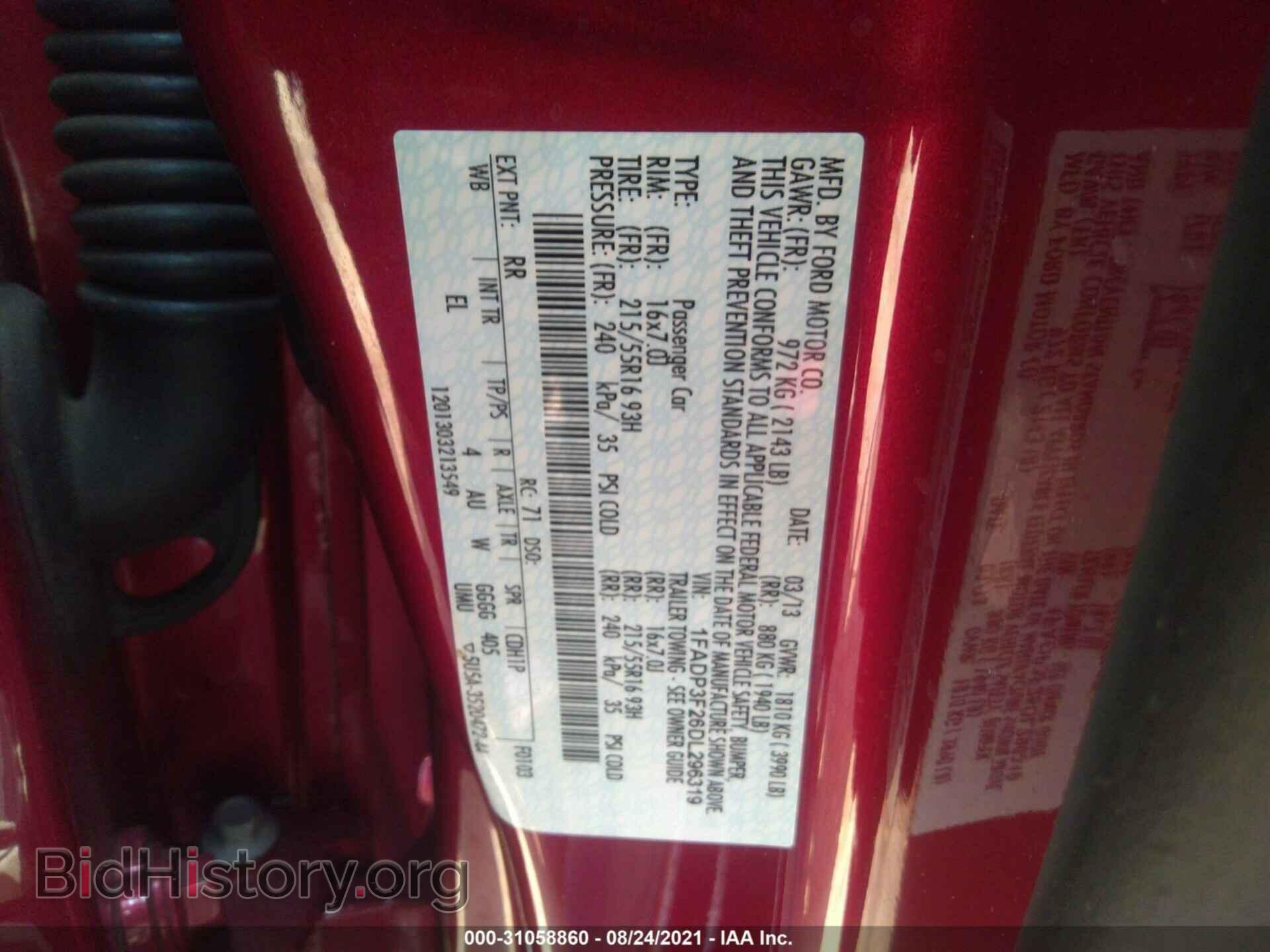 2013 FORD FOCUS - VIN: 1FADP3F26DL296319 - Photo 9