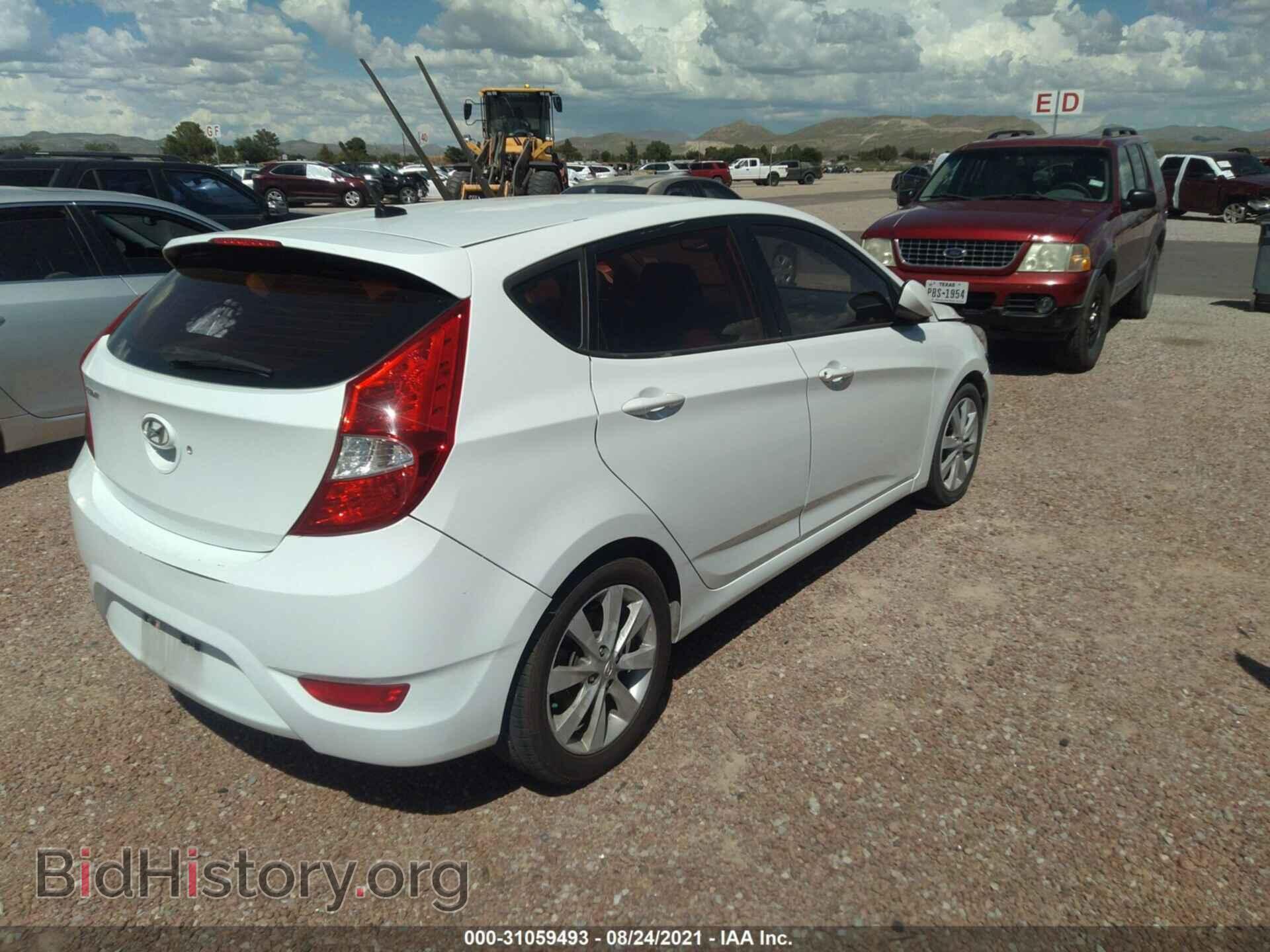 2012 HYUNDAI ACCENT - VIN: KMHCU5AE7CU013331 - Фото 4