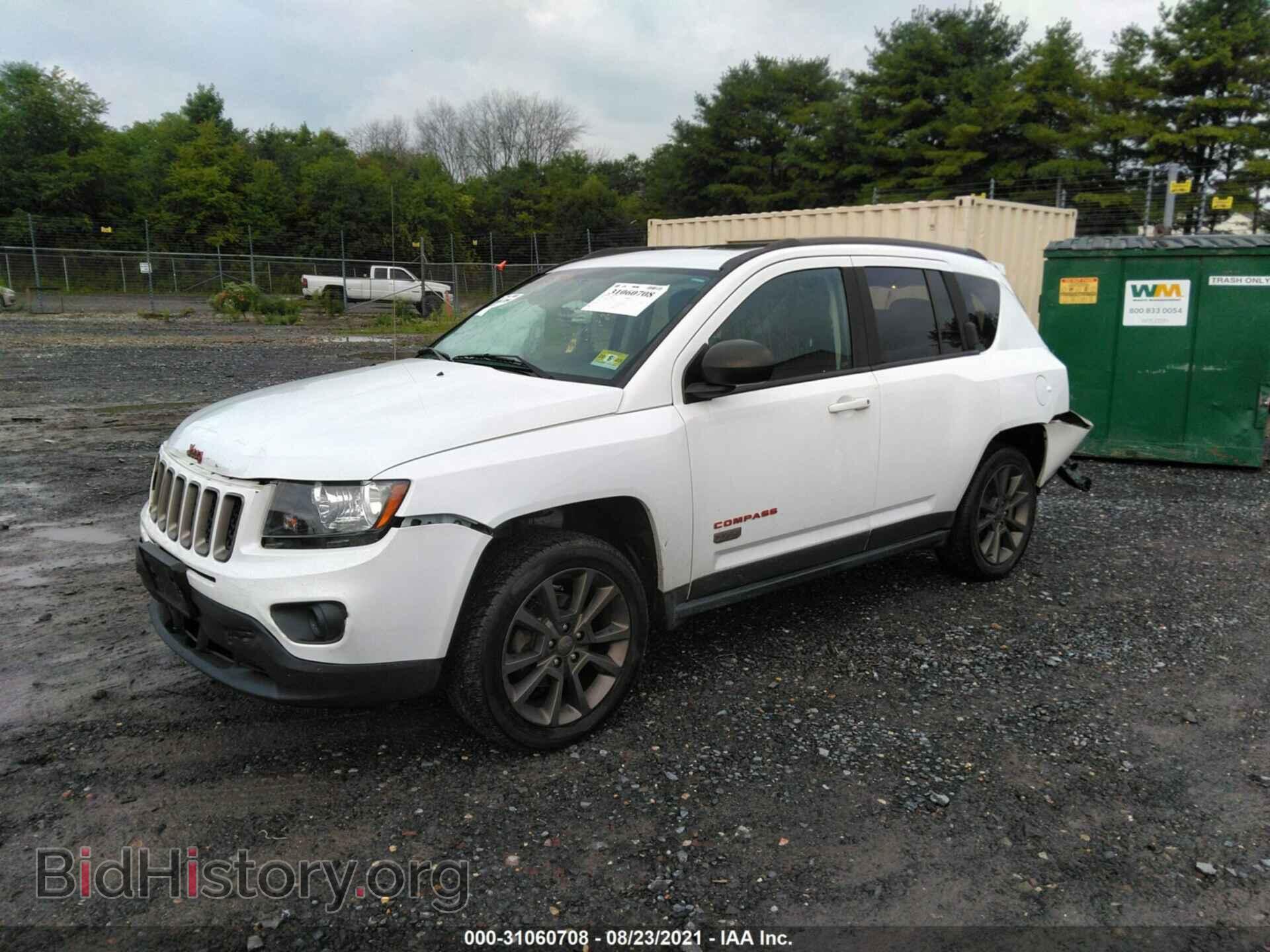 2016 JEEP COMPASS - VIN: 1C4NJCBB7GD683708 - Фото 2