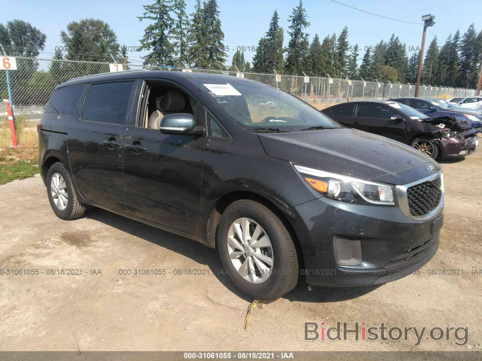 Photo KNDMB5C16H6244242 - KIA SEDONA 2017