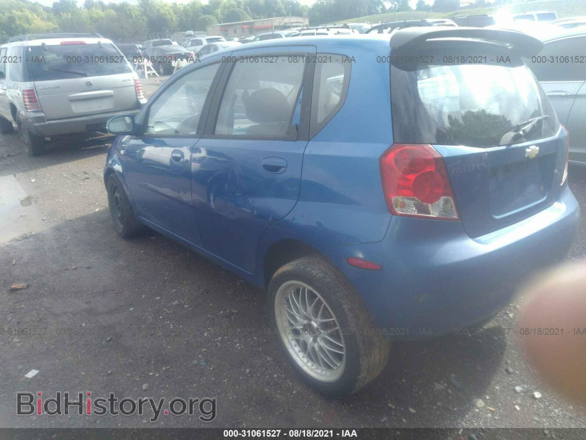 2006 CHEVROLET AVEO - VIN: KL1TD66616B581500 - Фото 3