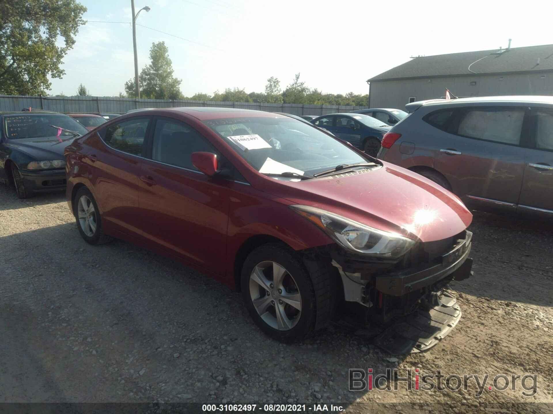 Photo KMHDH4AE5GU603200 - HYUNDAI ELANTRA 2016