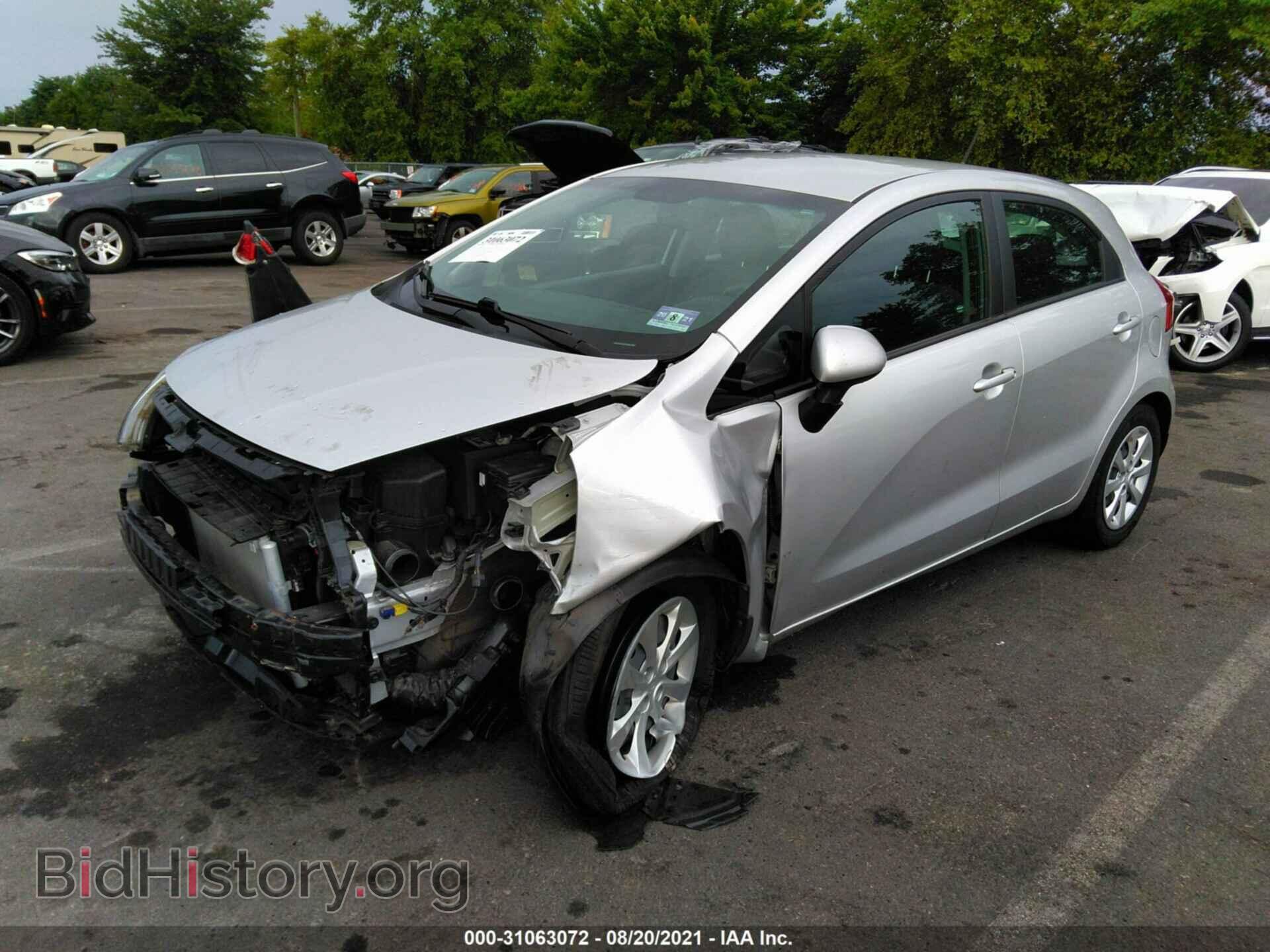 2014 KIA RIO - VIN: KNADM5A35E6417689 - Фото 2