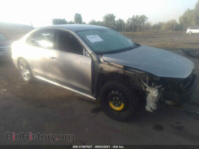 2013 Volkswagen PASSAT S, серебристый — VIN 1VWAP7A39DC044226, IAAI