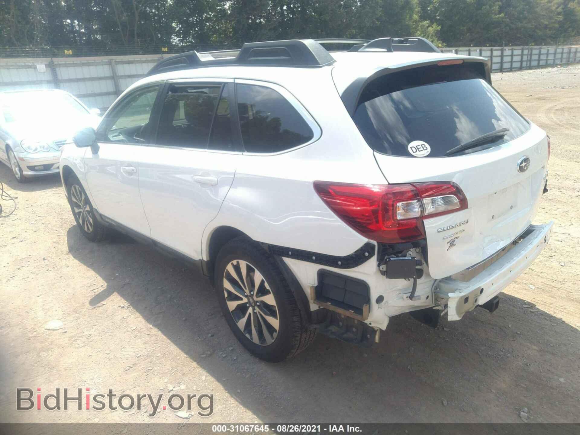2017 SUBARU OUTBACK - VIN: 4S4BSANC2H3203408 - Фото 3