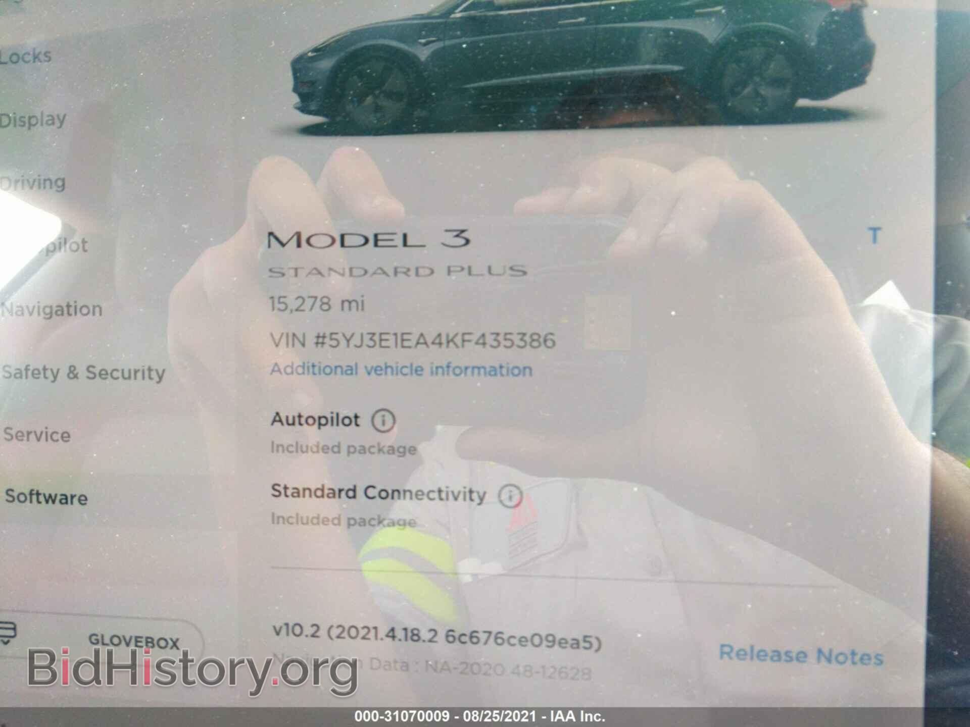 2019 TESLA MODEL 3 - VIN: 5YJ3E1EA4KF435386 - Photo 7
