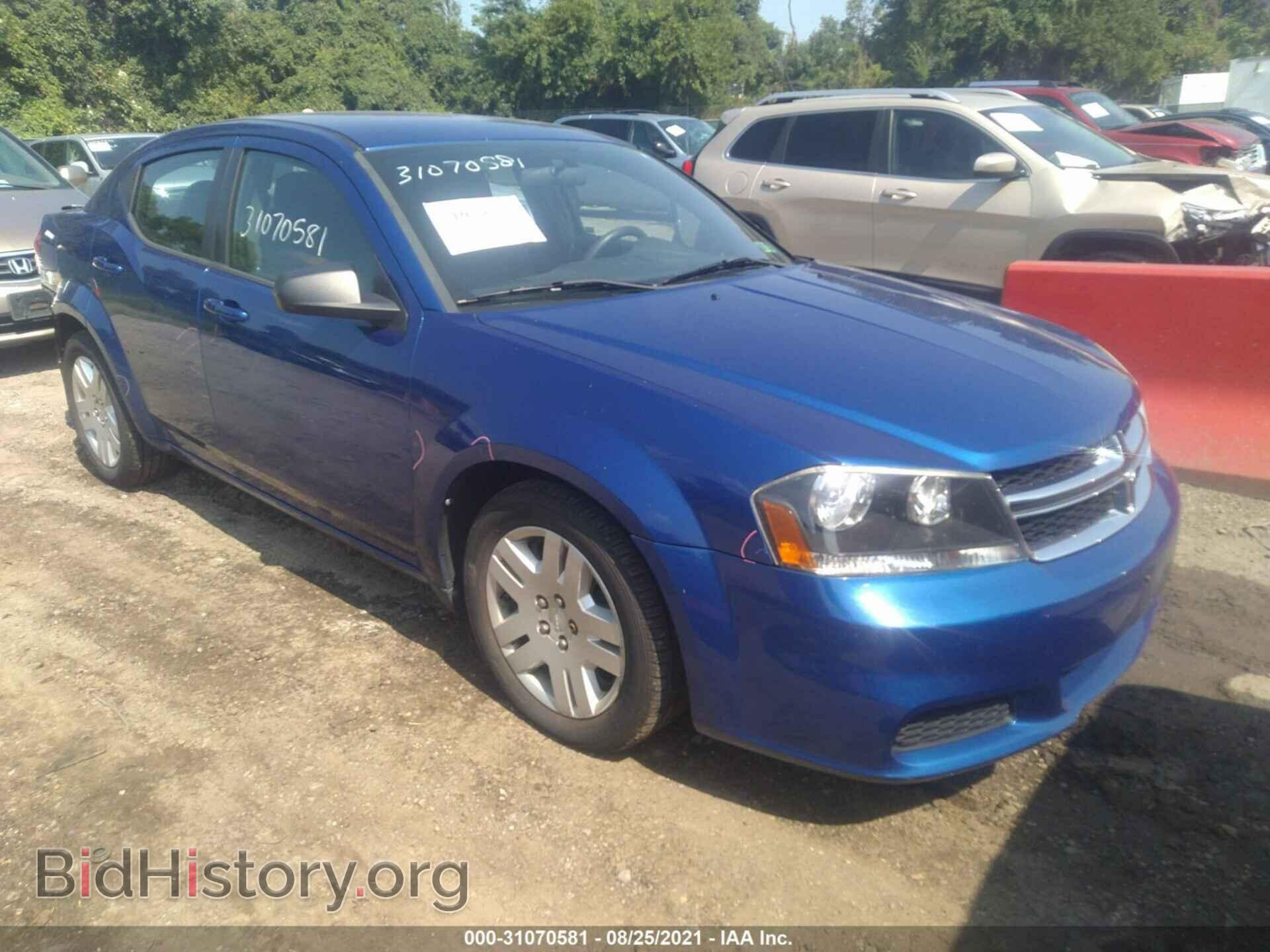 Photo 1C3CDZAB5DN631281 - DODGE AVENGER 2013
