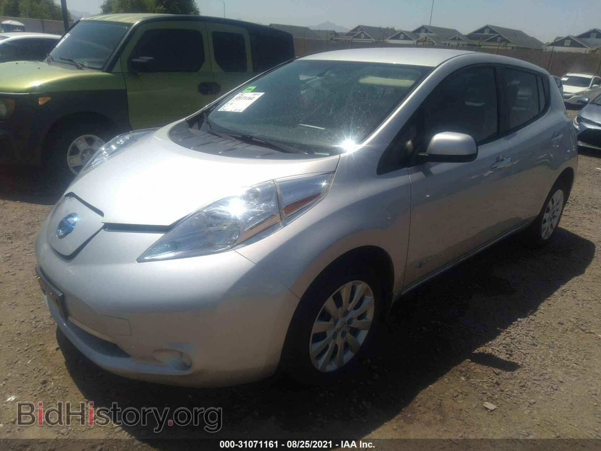 2015 NISSAN LEAF - VIN: 1N4AZ0CP3FC319716 - Фото 2