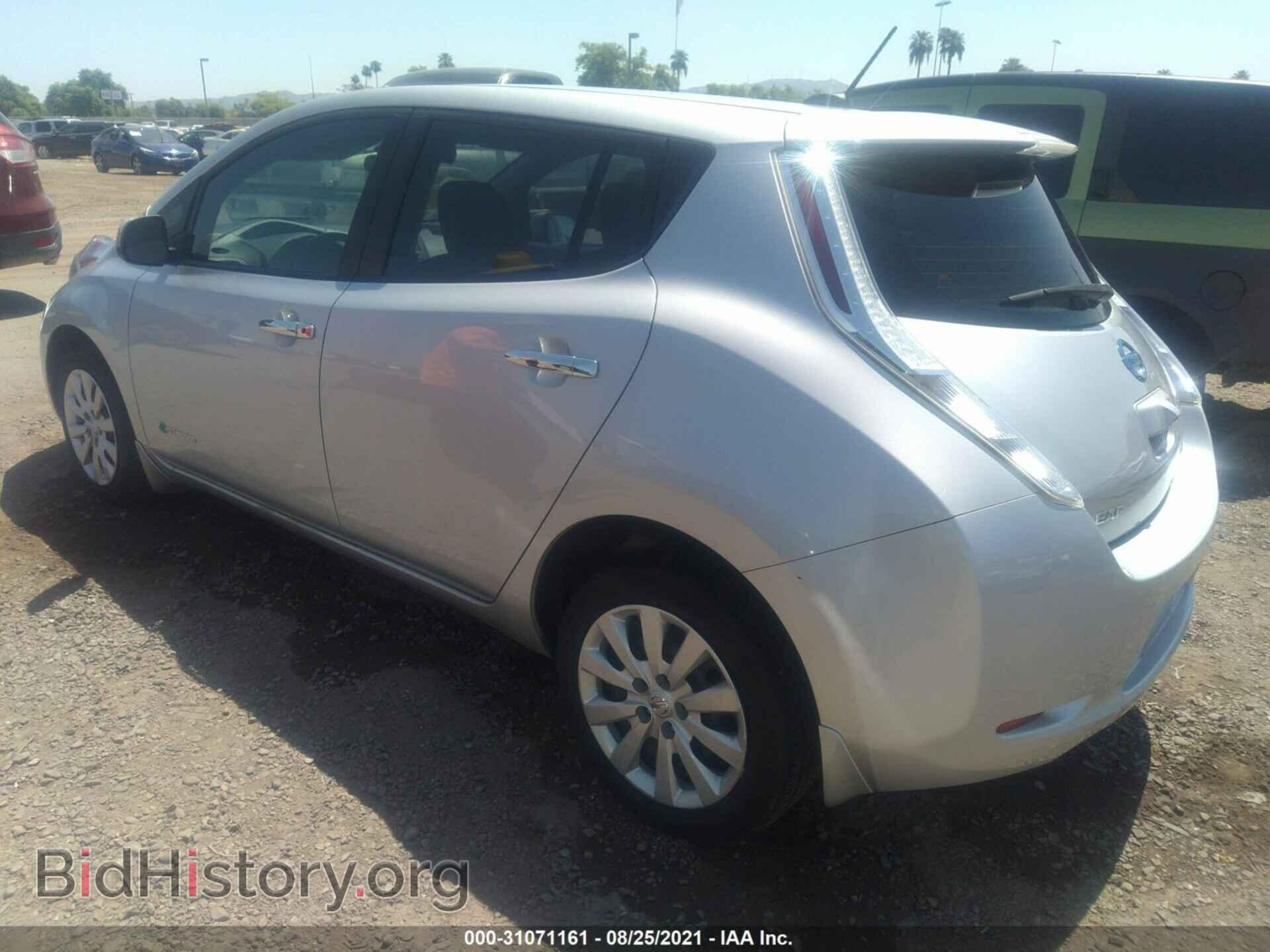 2015 NISSAN LEAF - VIN: 1N4AZ0CP3FC319716 - Фото 3