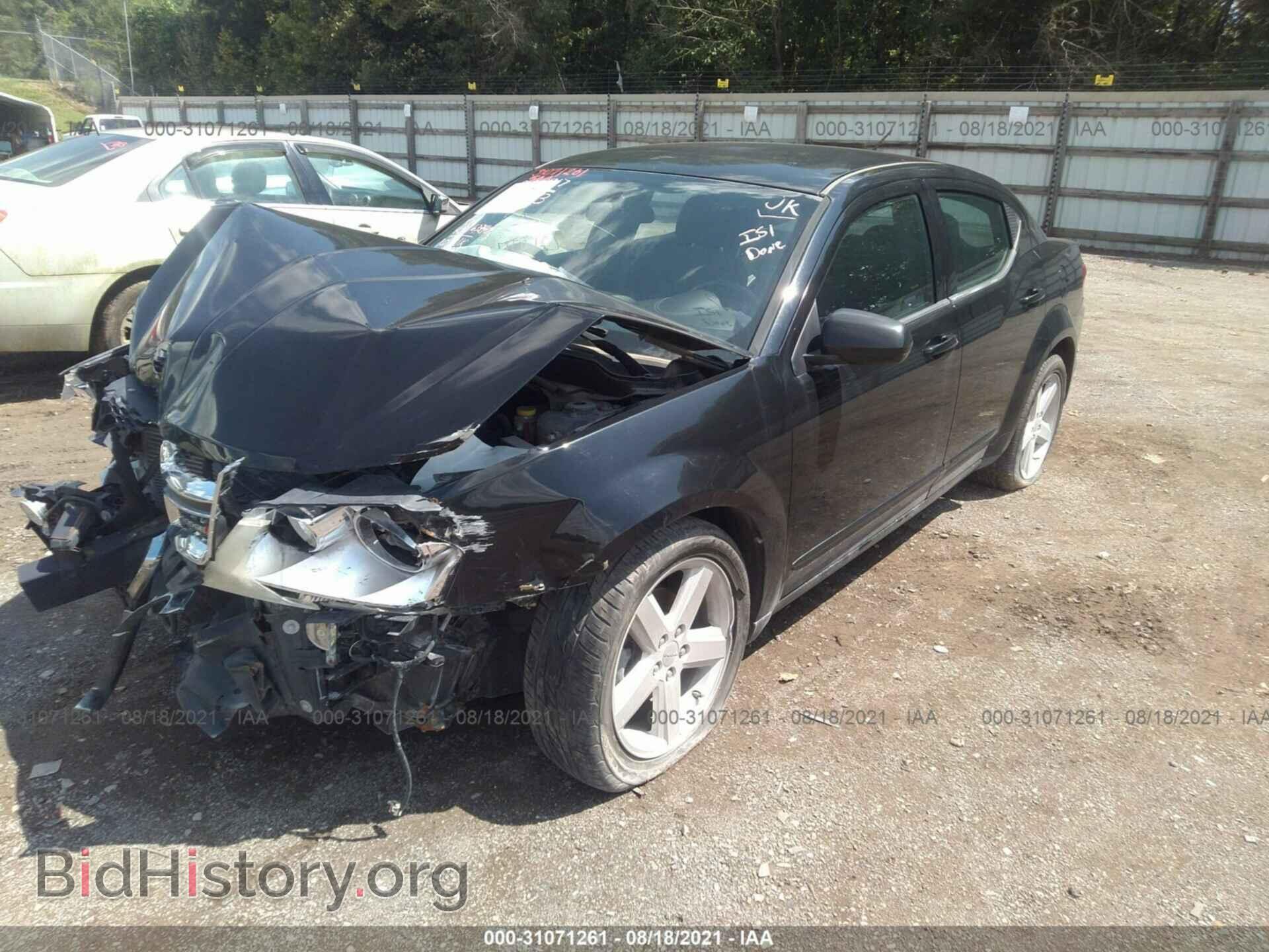 2013 DODGE AVENGER - VIN: 1C3CDZCB3DN664065 - Фото 2