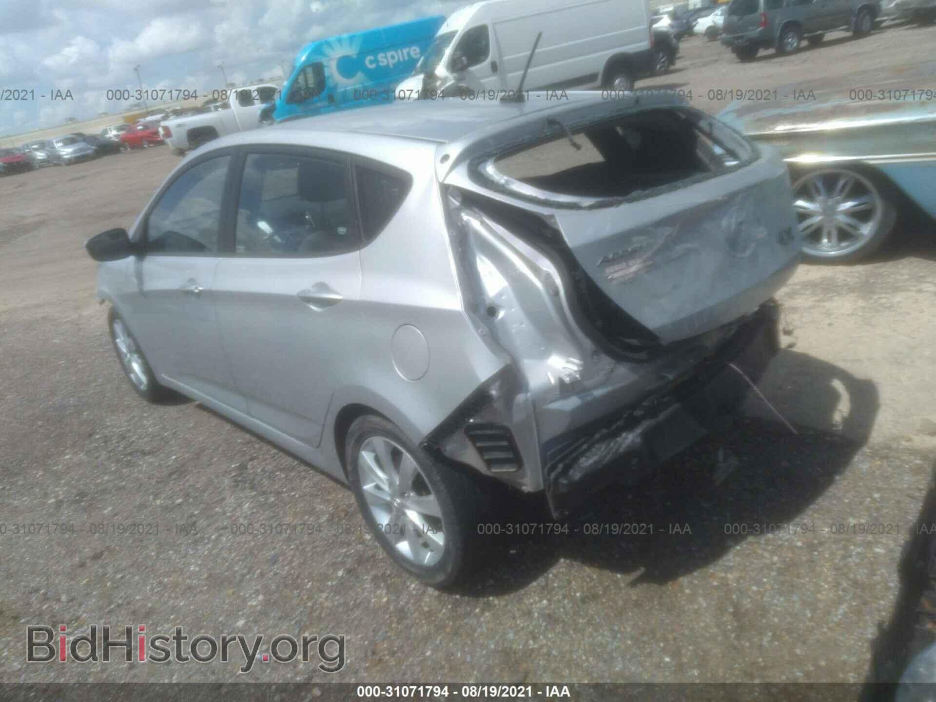 2012 HYUNDAI ACCENT - VIN: KMHCU5AE6CU054095 - Фото 3