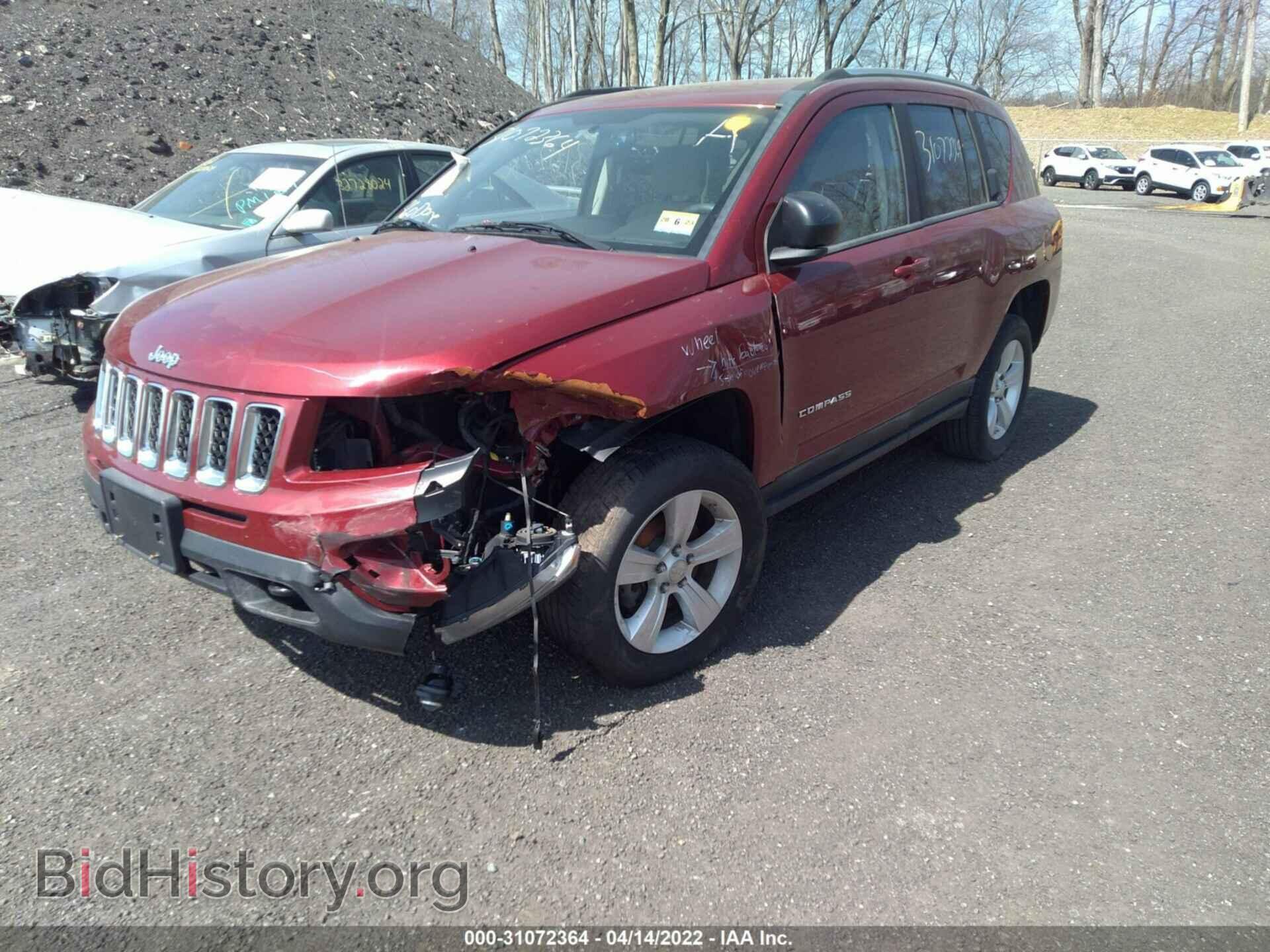 2011 JEEP COMPASS - VIN: 1J4NF1FB7BD154374 - Фото 2