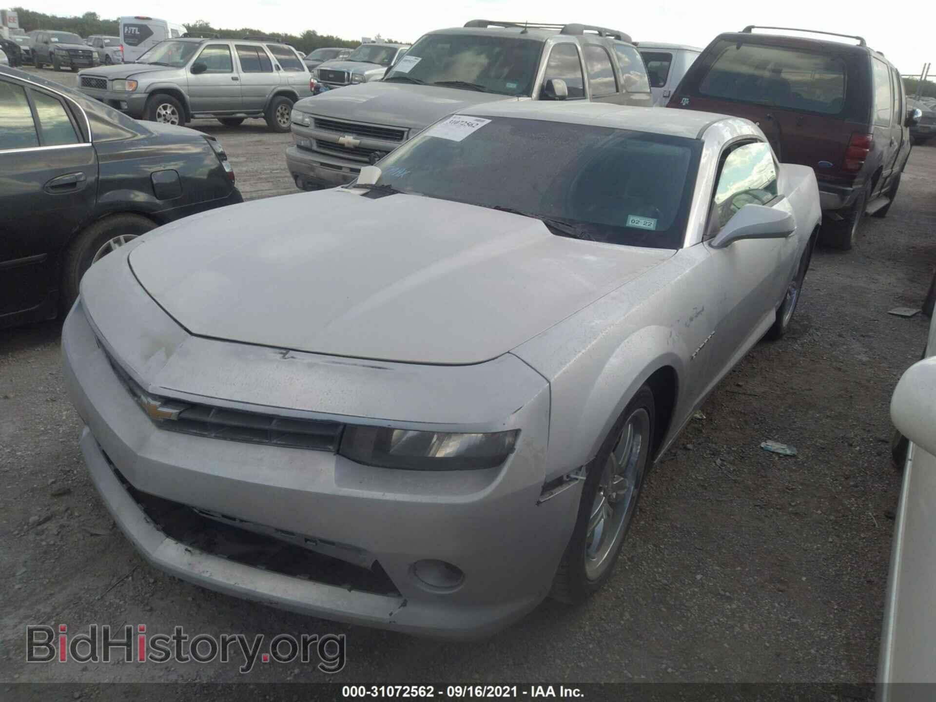 2014 CHEVROLET CAMARO - VIN: 2G1FB1E39E9283937 - Фото 2
