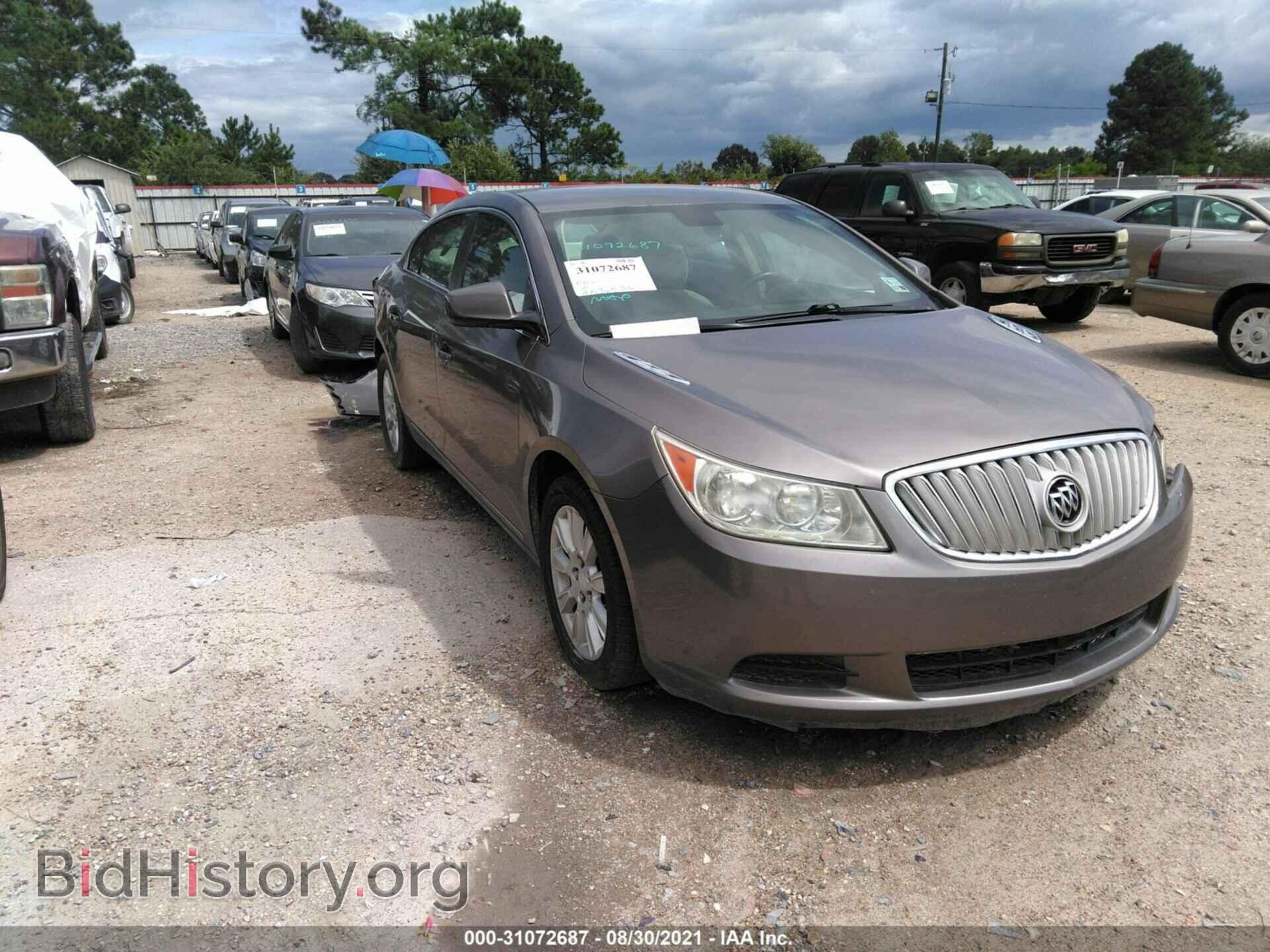 Photo 1G4GB5E39CF191441 - BUICK LACROSSE 2012