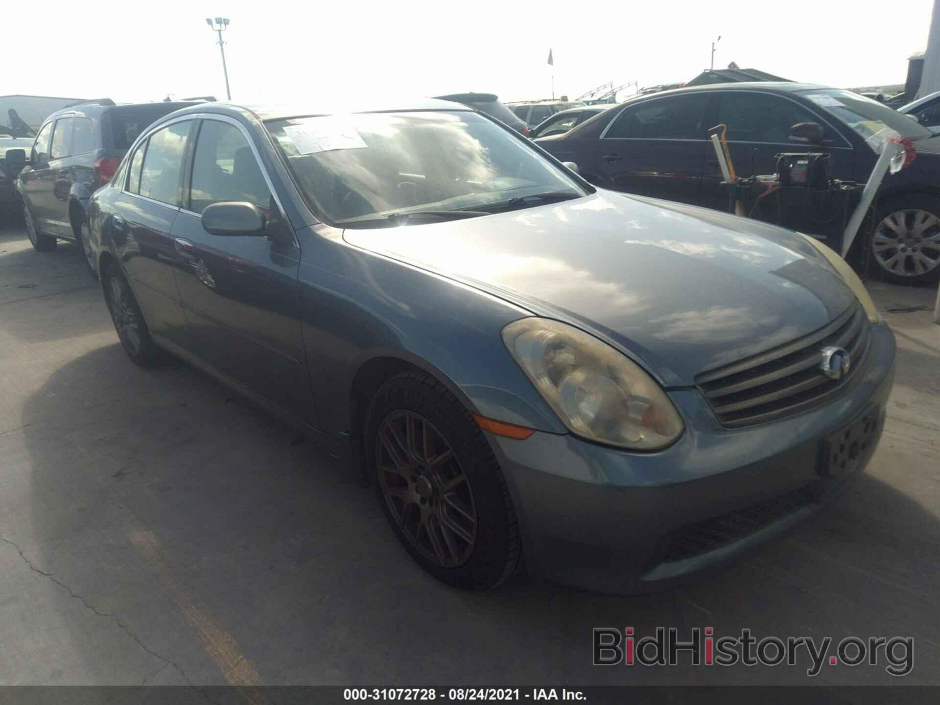 Photo JNKCV51E56M506316 - INFINITI G35 SEDAN 2006