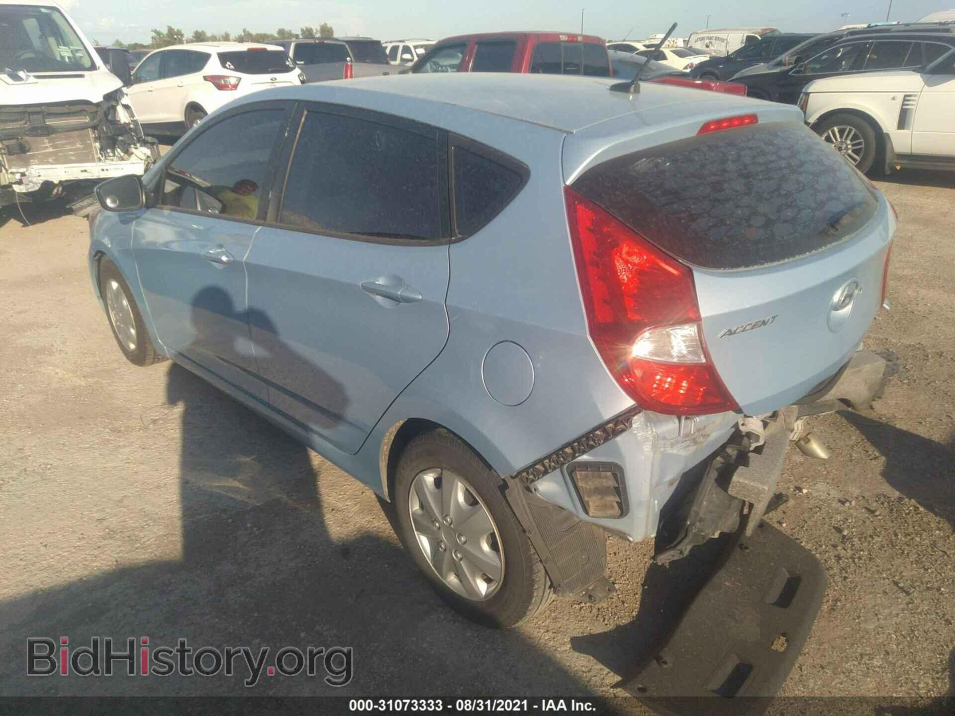 2013 HYUNDAI ACCENT - VIN: KMHCT5AE2DU066636 - Фото 3